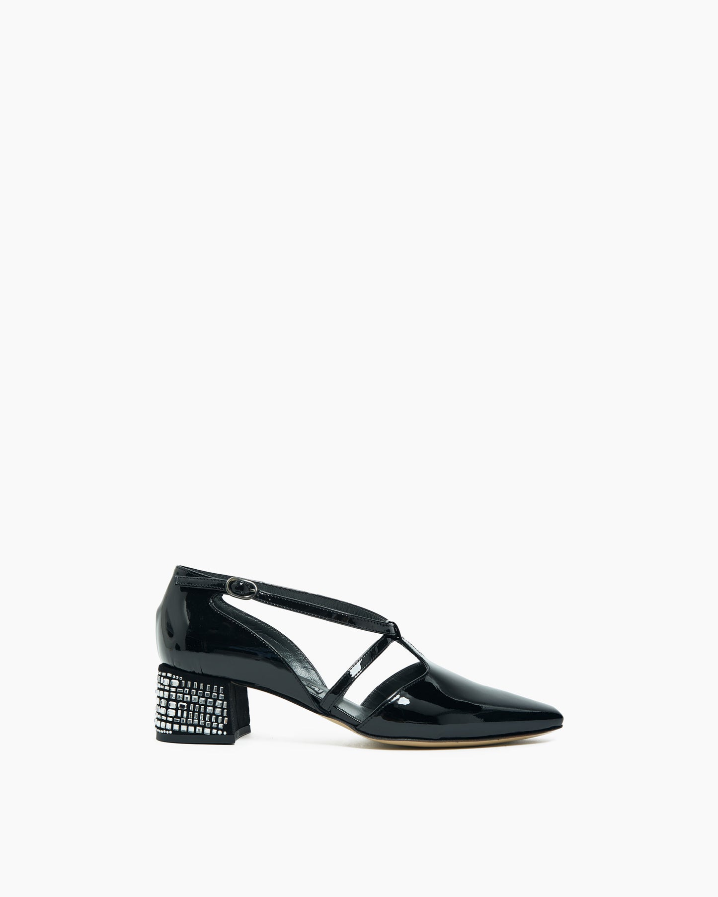 _MALLONI Scarpa con tacco basso NERO