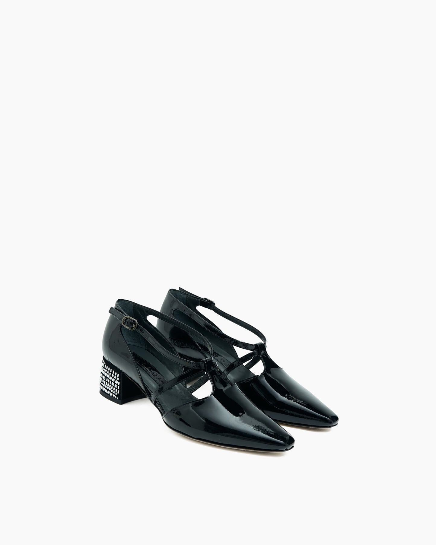 _MALLONI Scarpa con tacco basso NERO