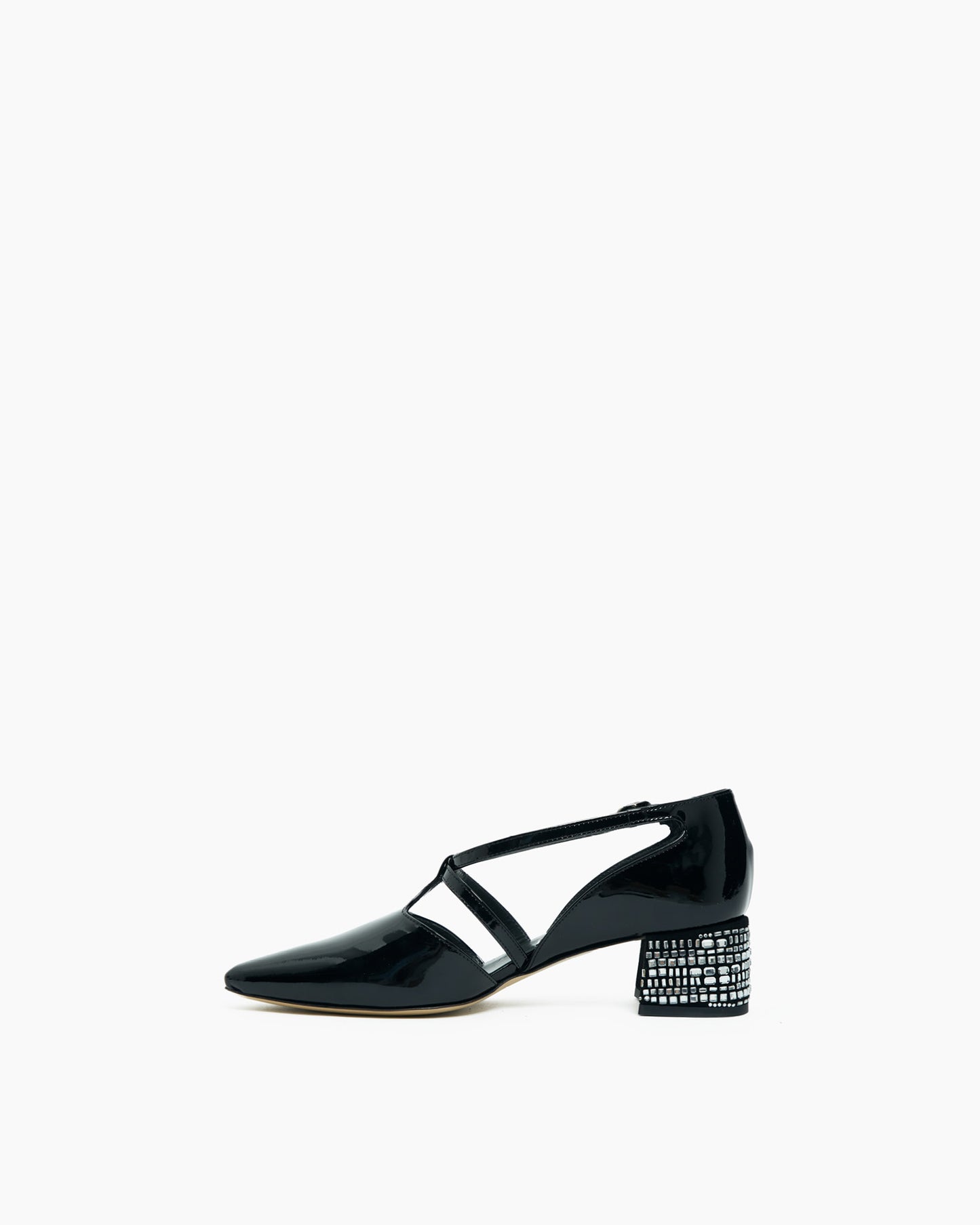 _MALLONI Scarpa con tacco basso NERO