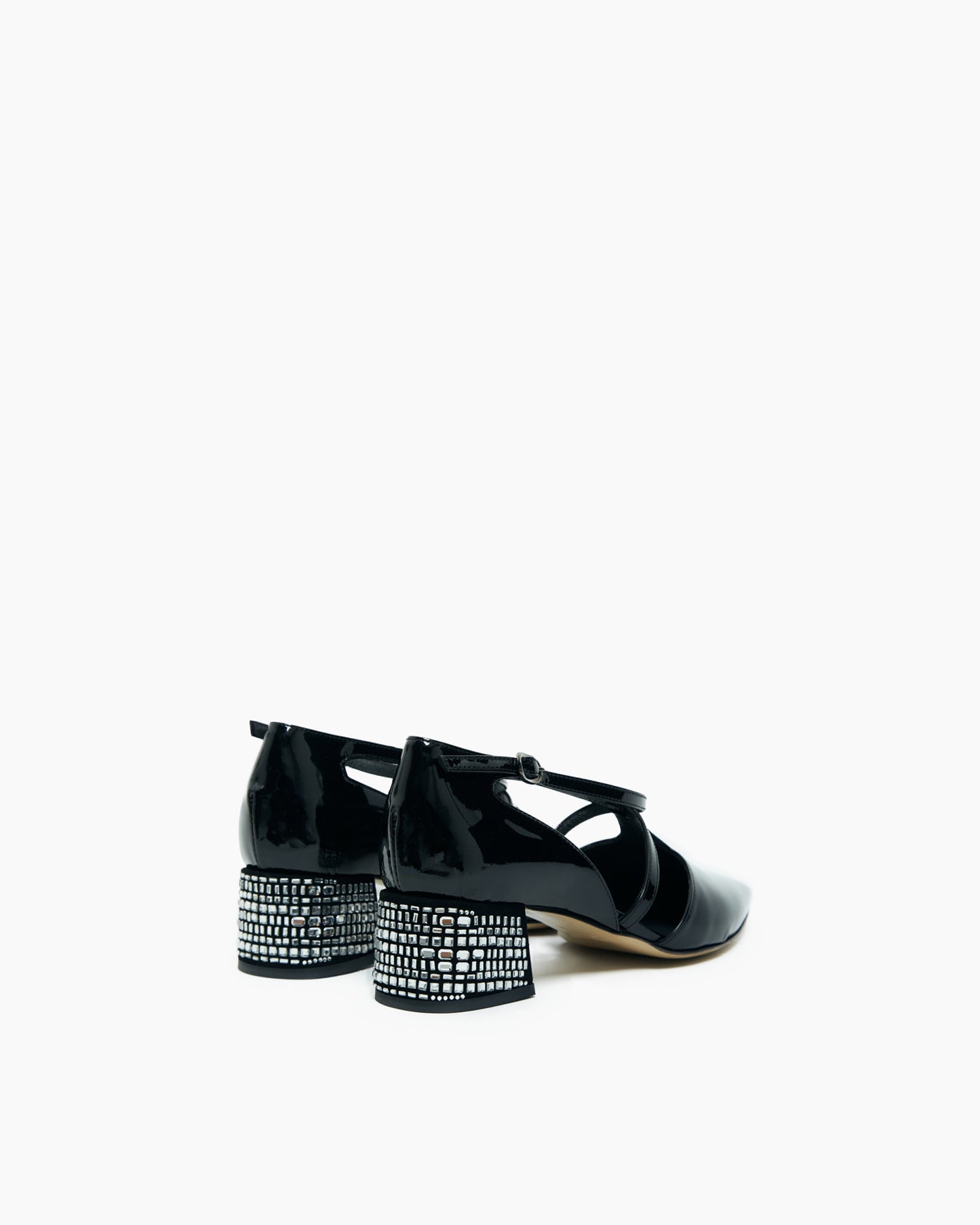_MALLONI Scarpa con tacco basso NERO