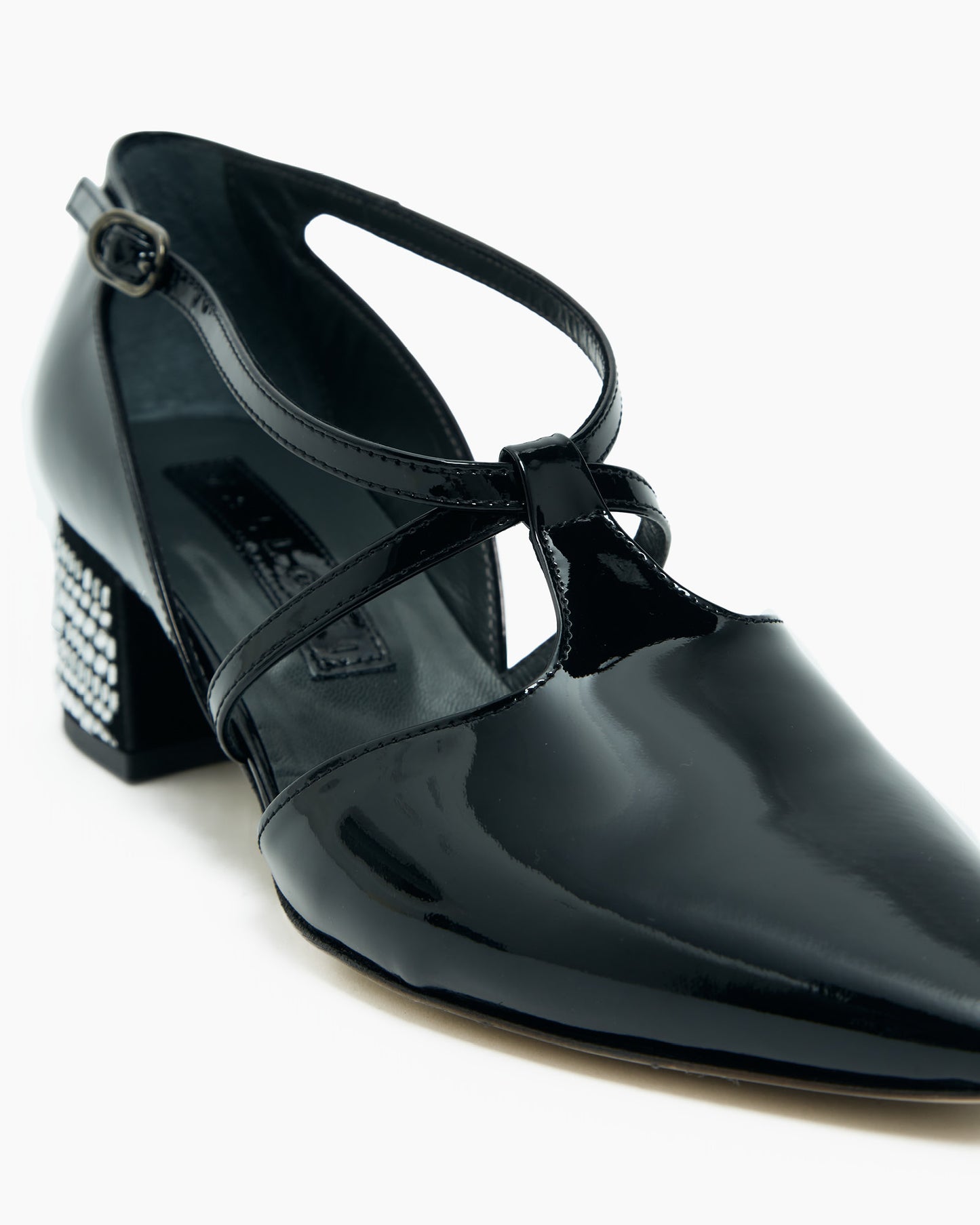 _MALLONI Scarpa con tacco basso NERO