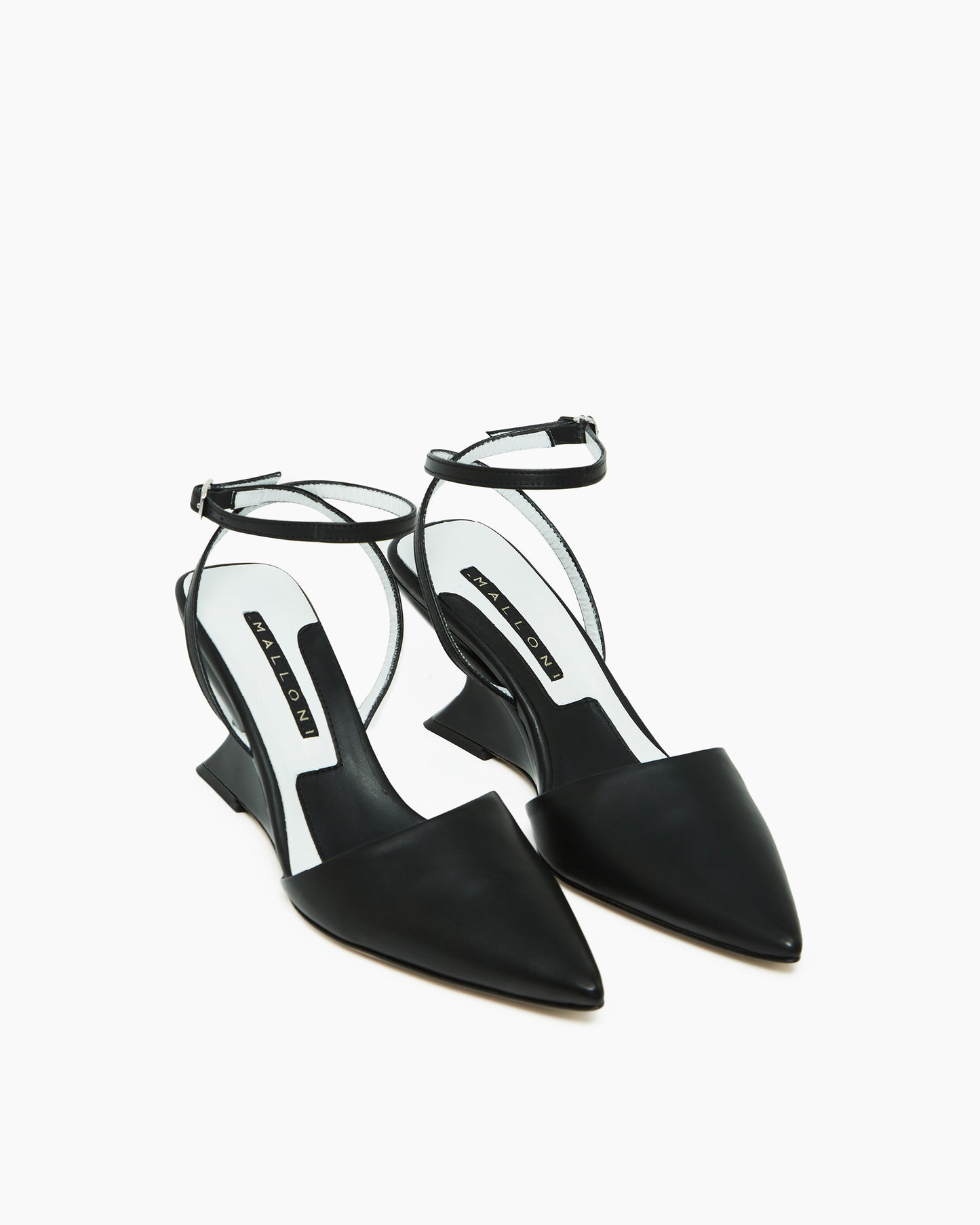 _MALLONI Decolletè sling back NERO
