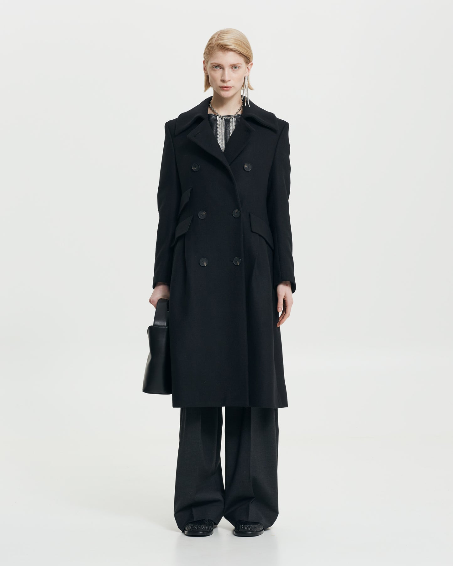 _MALLONI Cappotto NERO