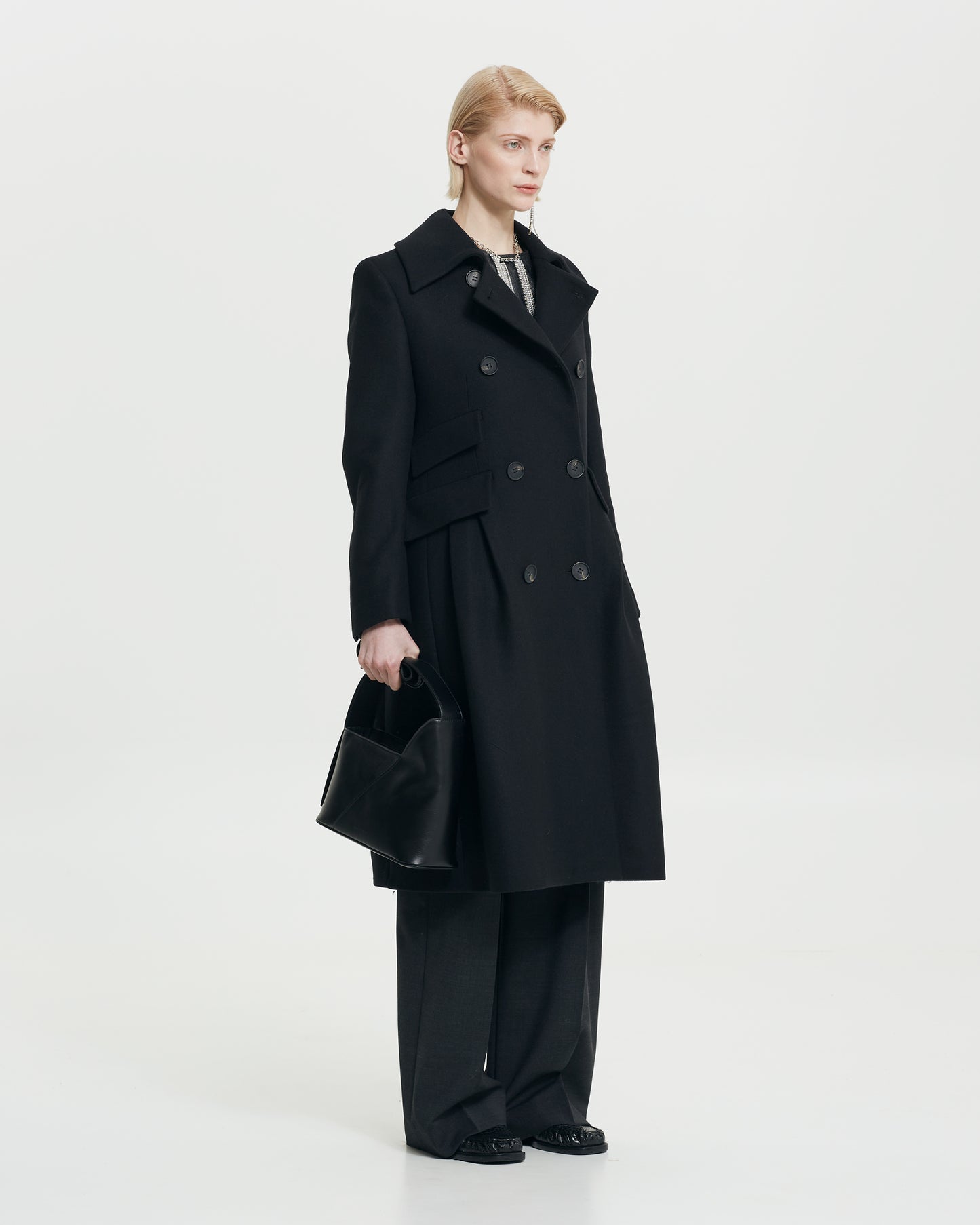 _MALLONI Cappotto NERO