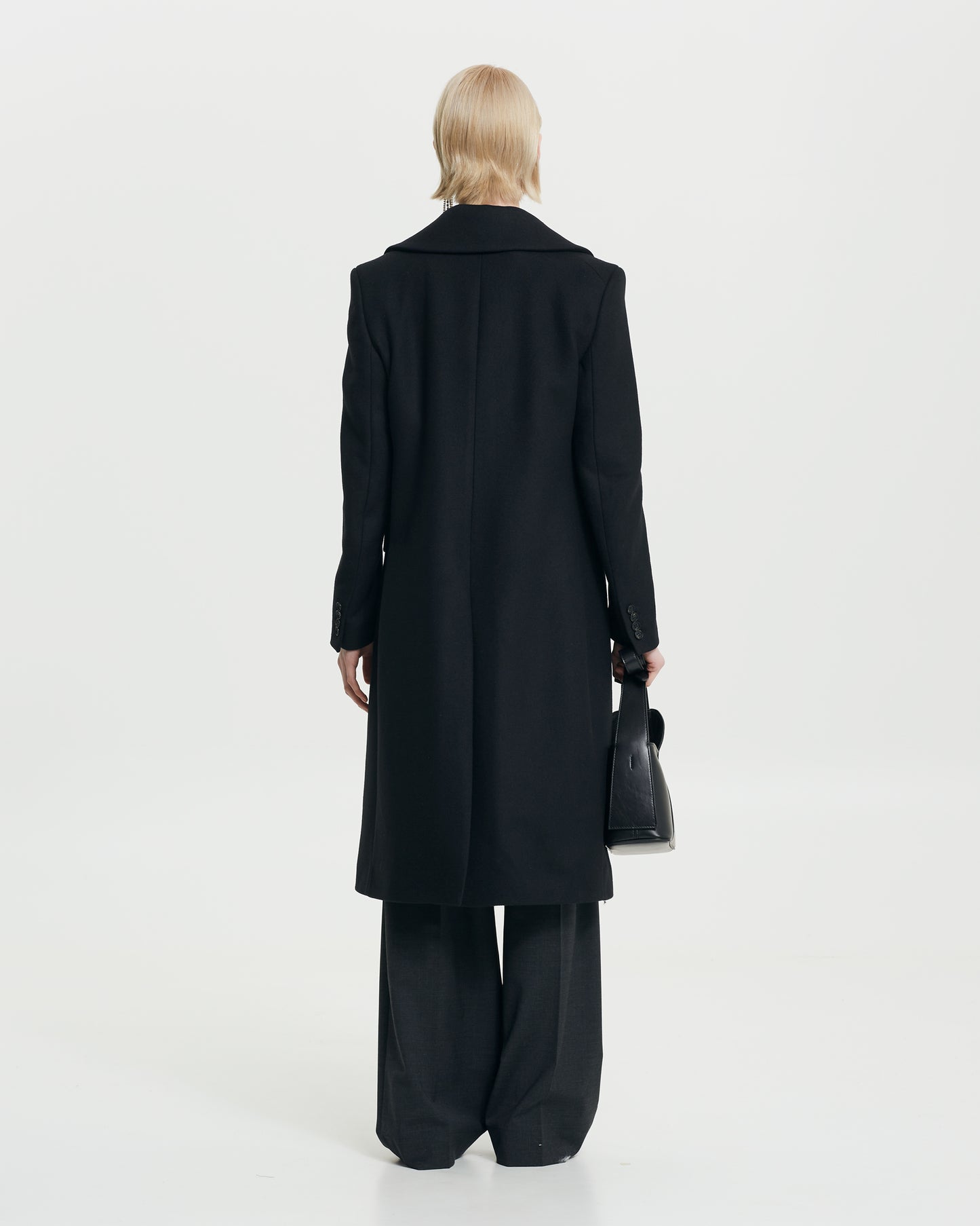 _MALLONI Cappotto NERO