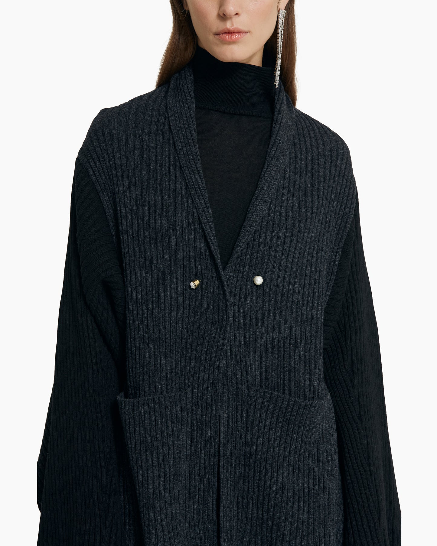 _MALLONI Cardigan NERO