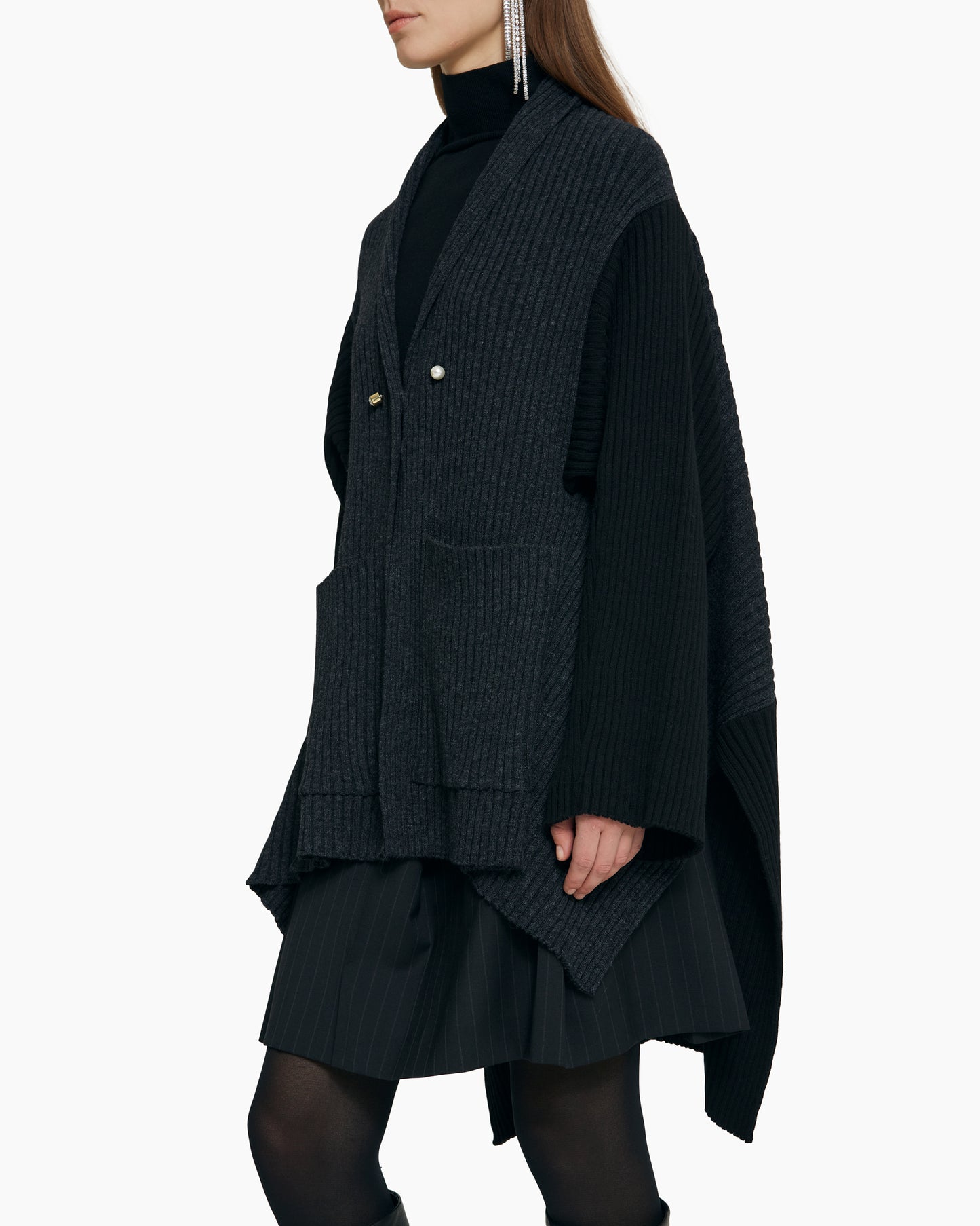 _MALLONI Cardigan NERO