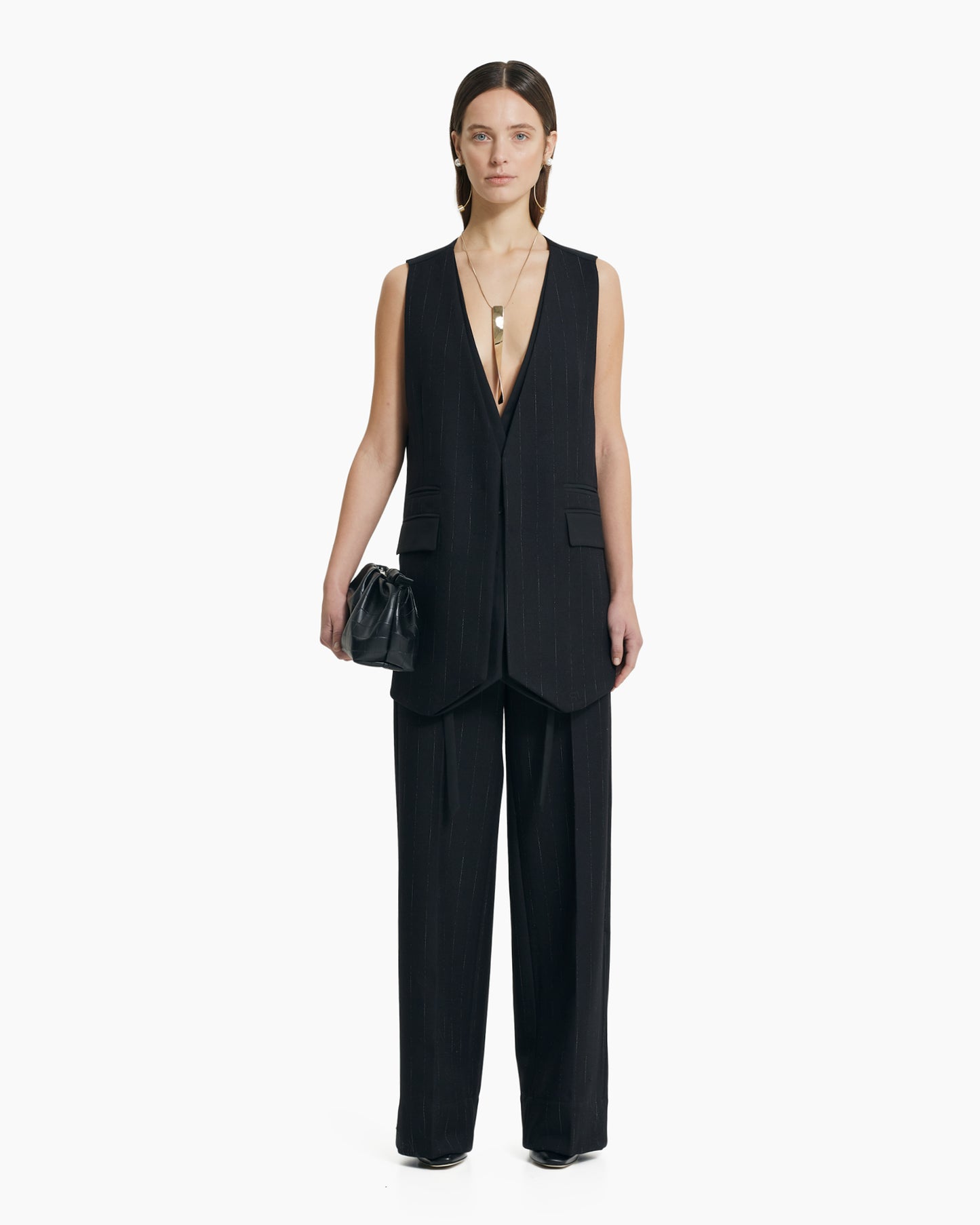 _MALLONI Gilet NERO