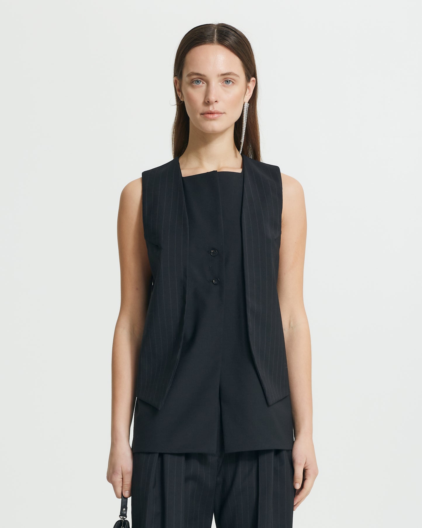 _MALLONI Gilet NERO