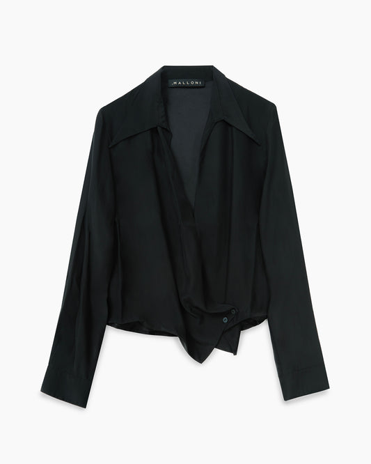 _MALLONI Camicia NERO