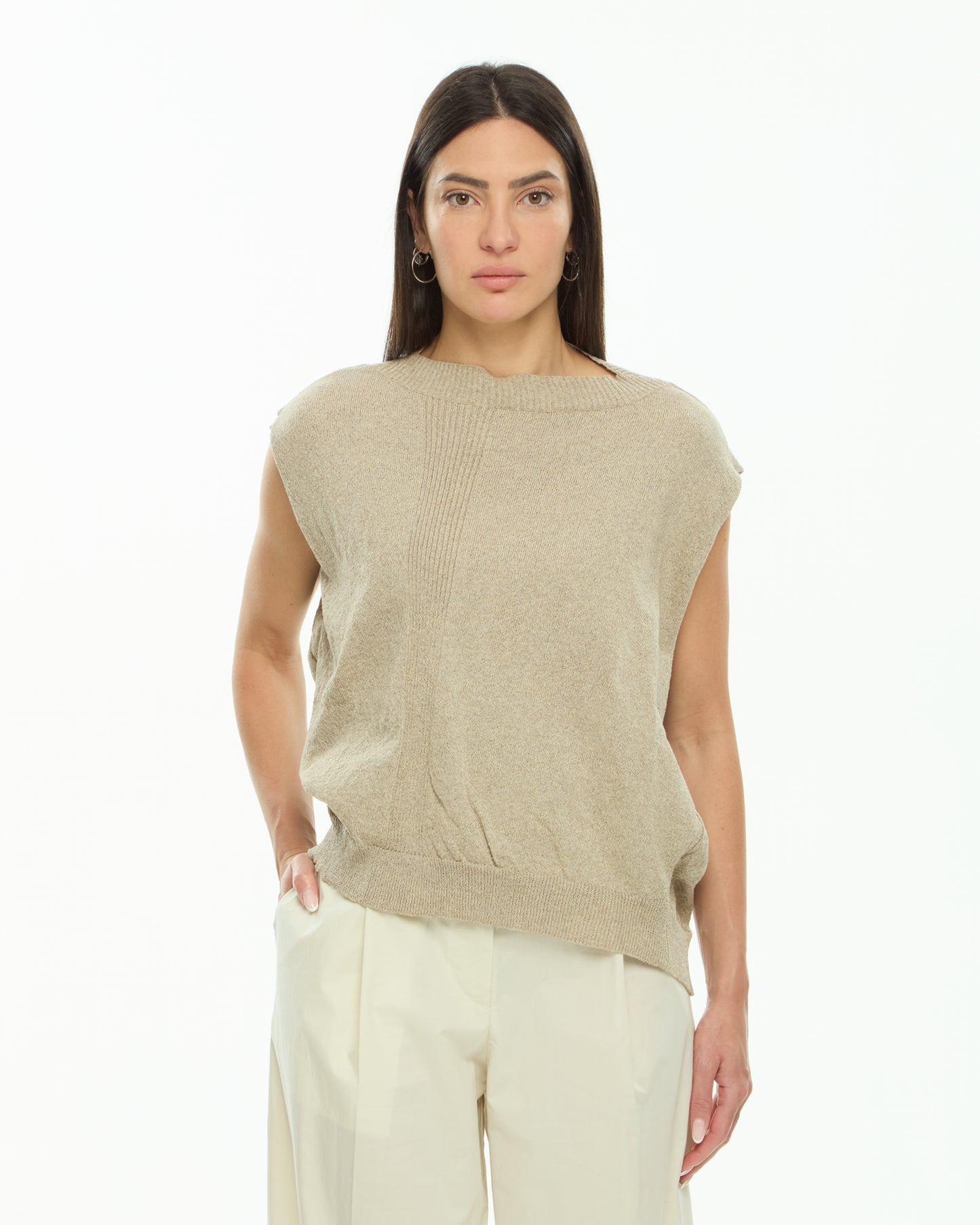 _MALLONI Maglia BEIGE