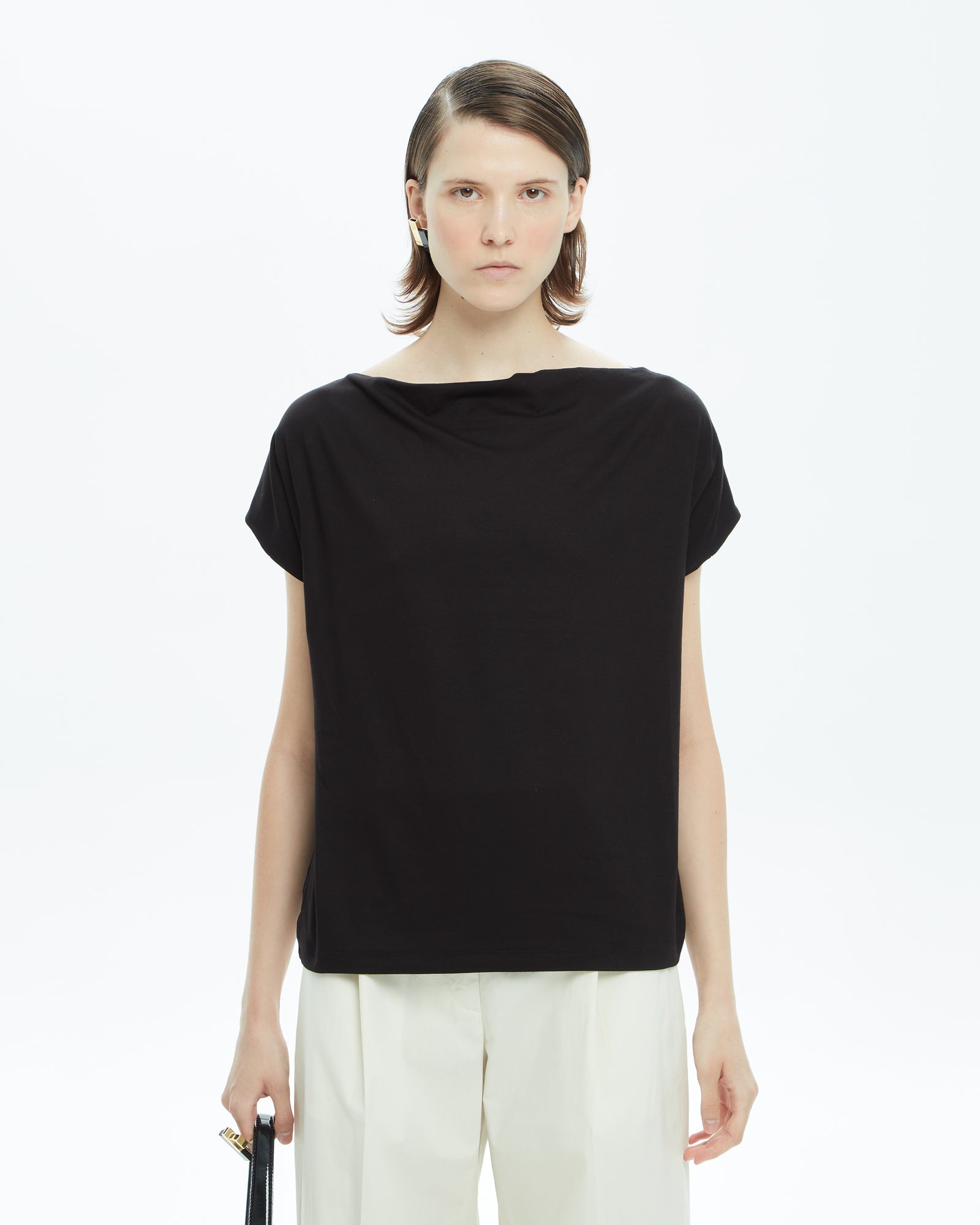 _MALLONI T-shirt NERO