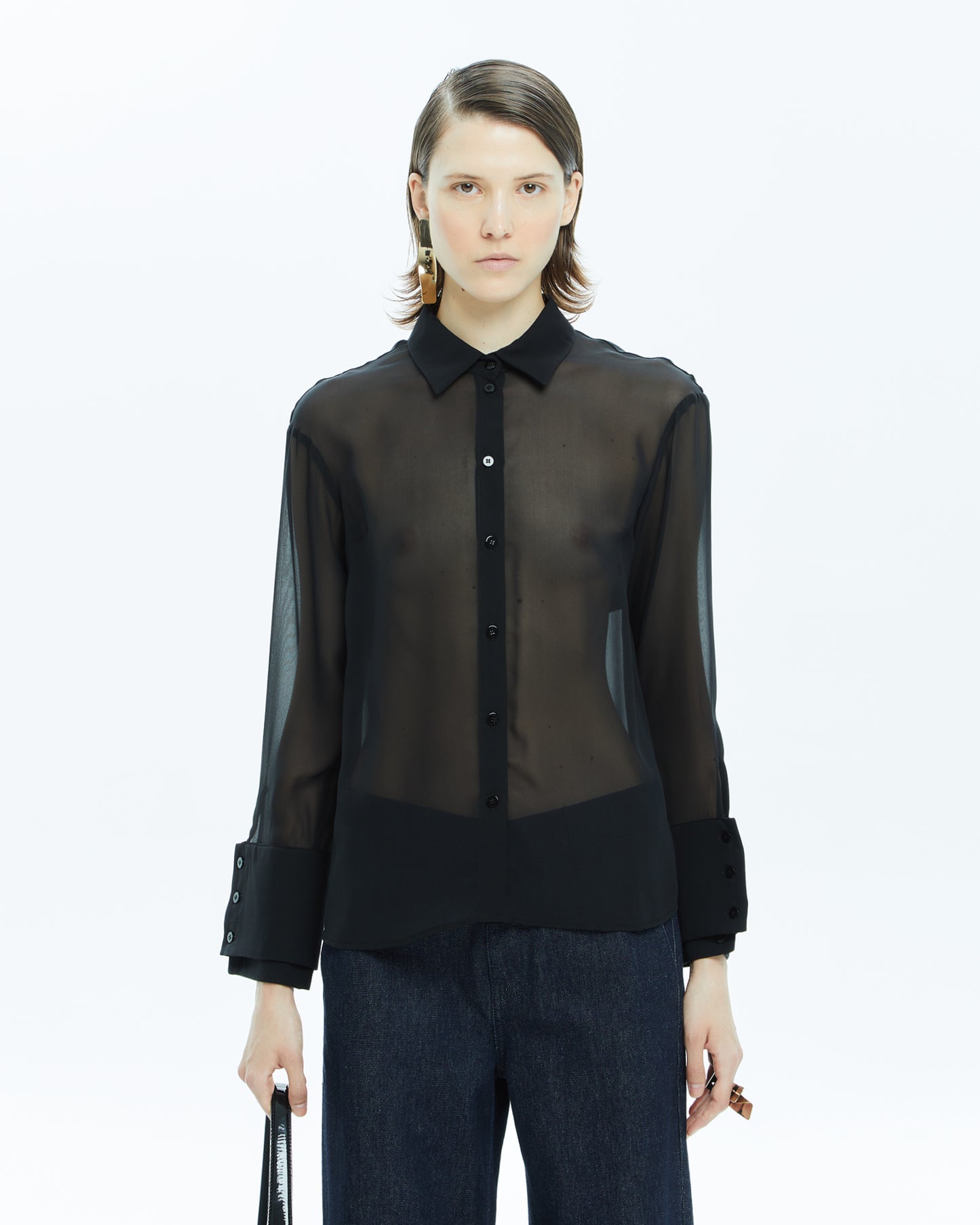 _MALLONI Camicia NERO