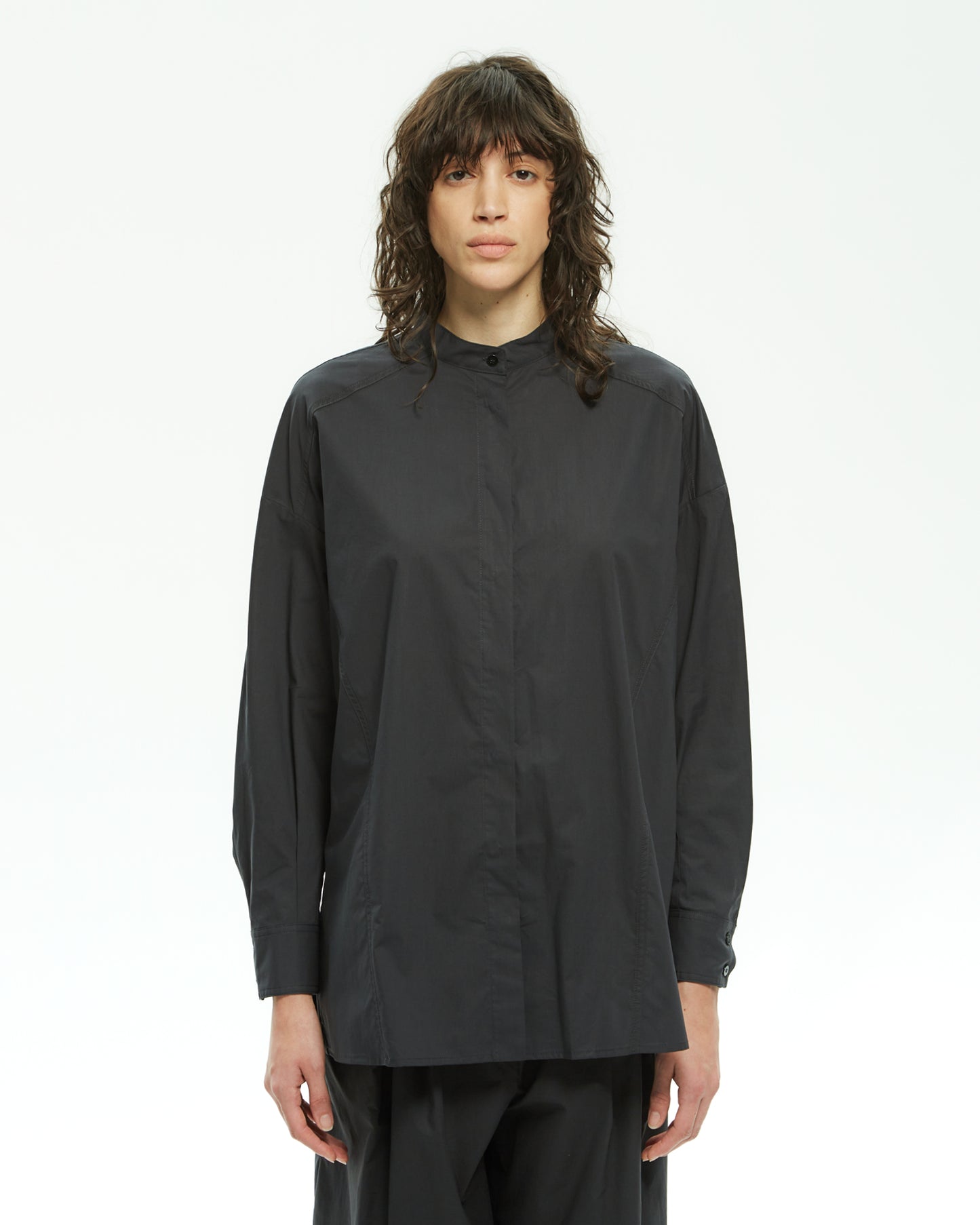_MALLONI Camicia in cotone NERO