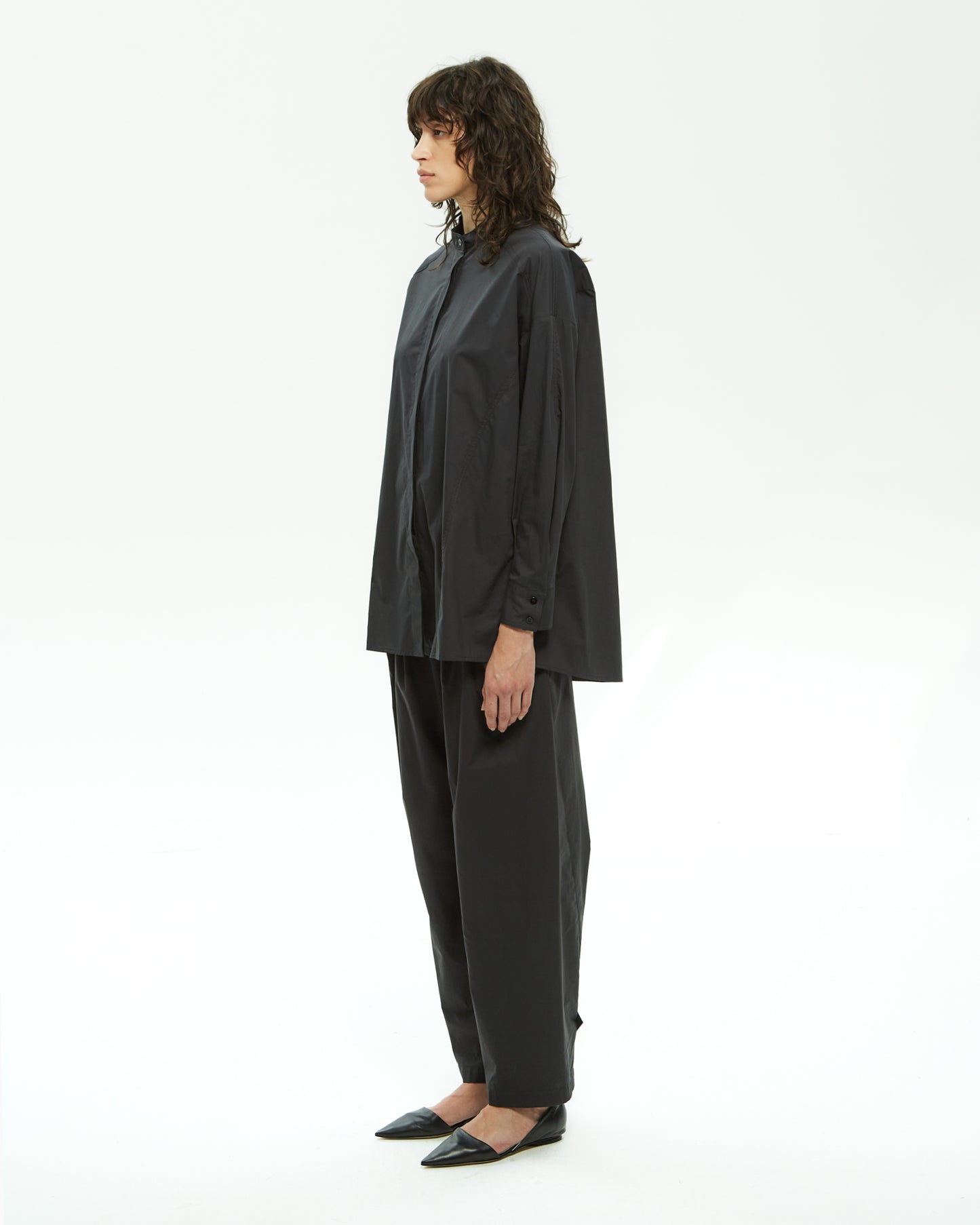 _MALLONI Camicia in cotone NERO