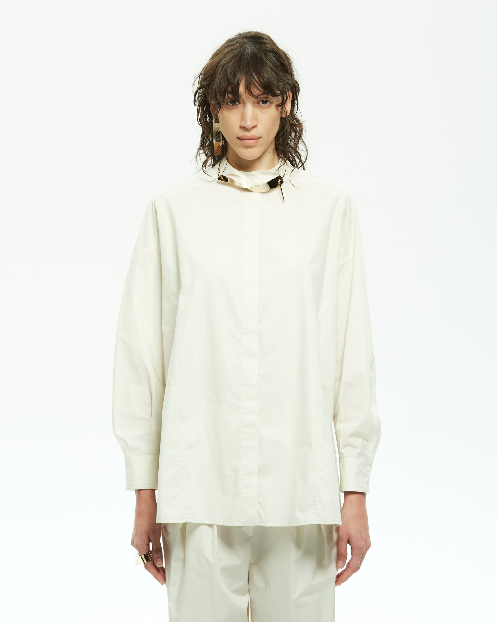 _MALLONI Camicia in cotone BEIGE