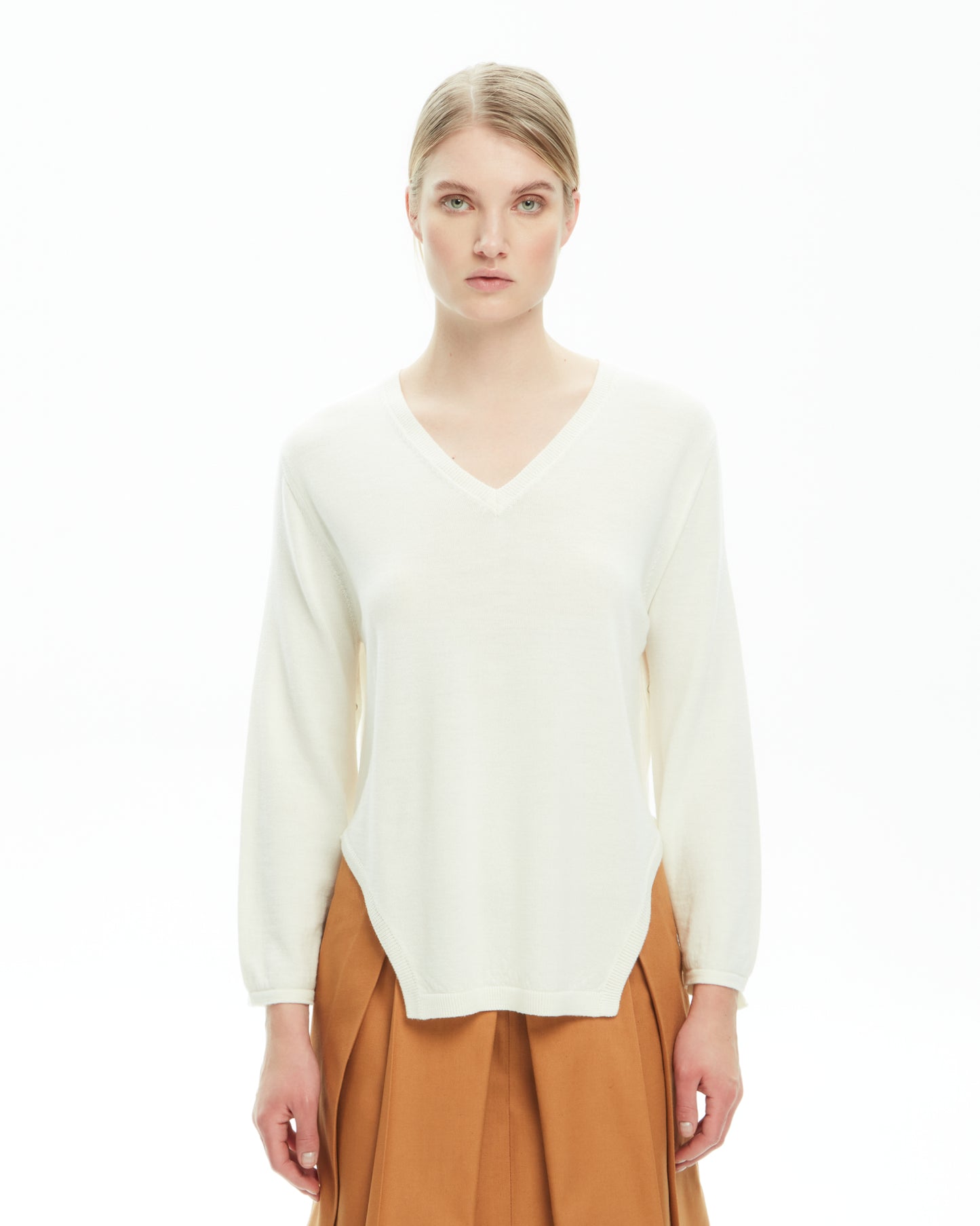_MALLONI Maglia BIANCO