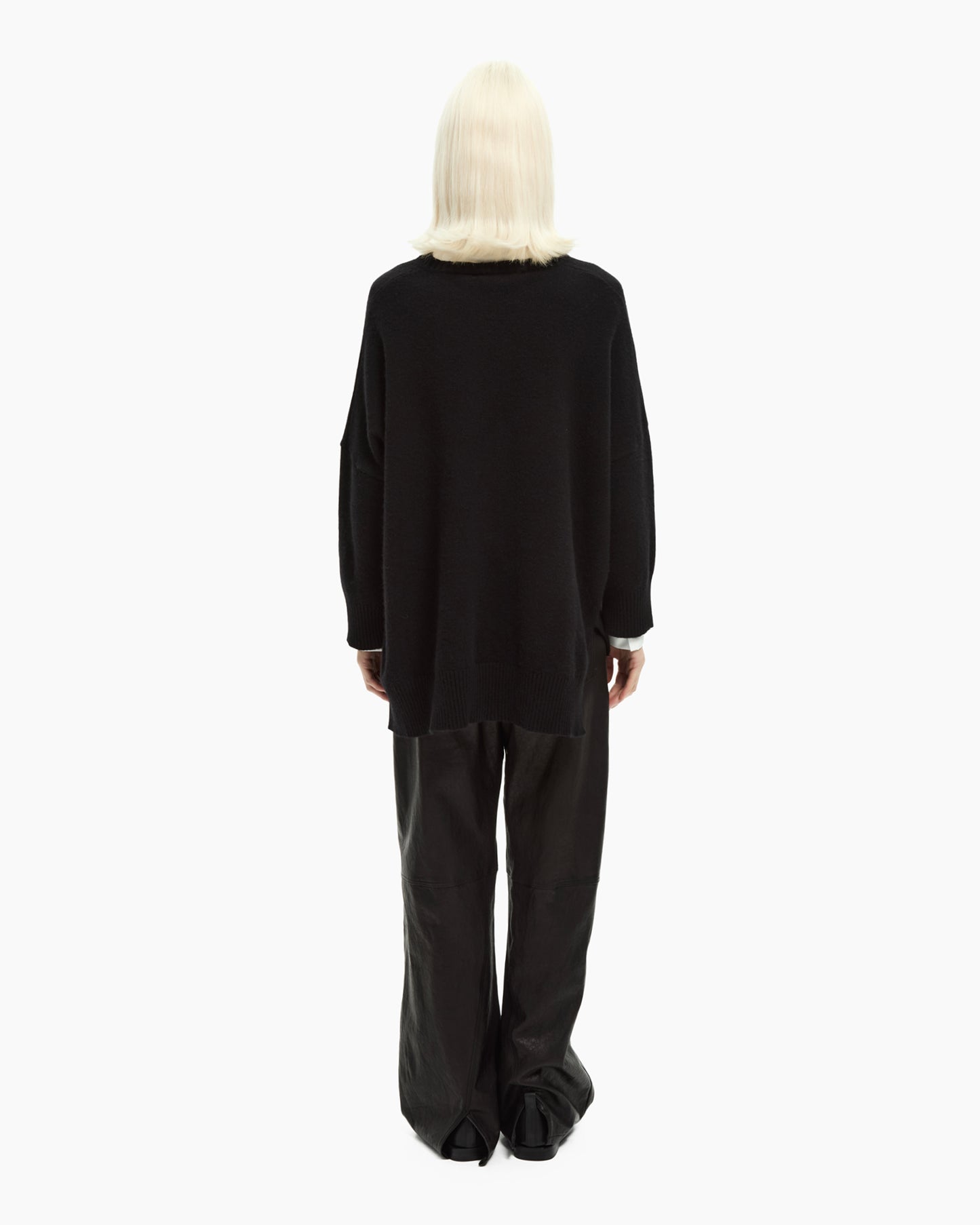 _MALLONI Maglia oversize NERO