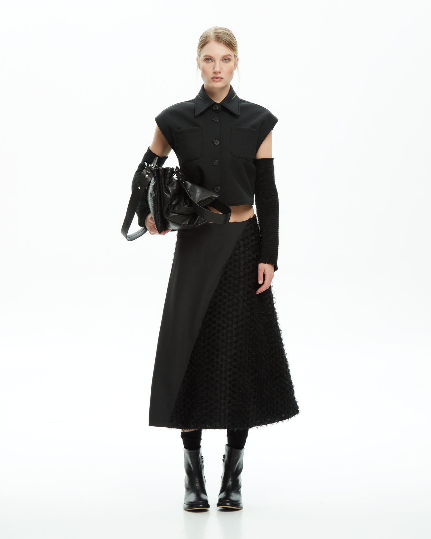 _MALLONI Gilet NERO