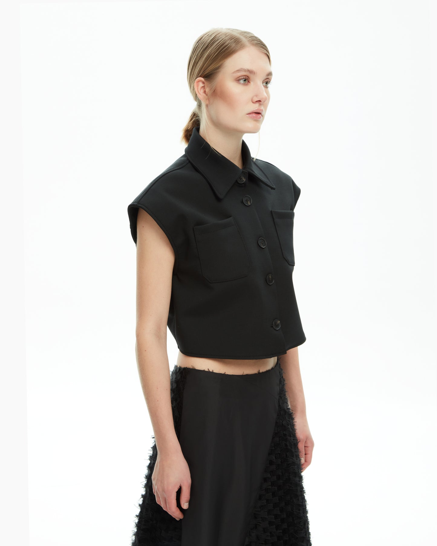 _MALLONI Gilet NERO
