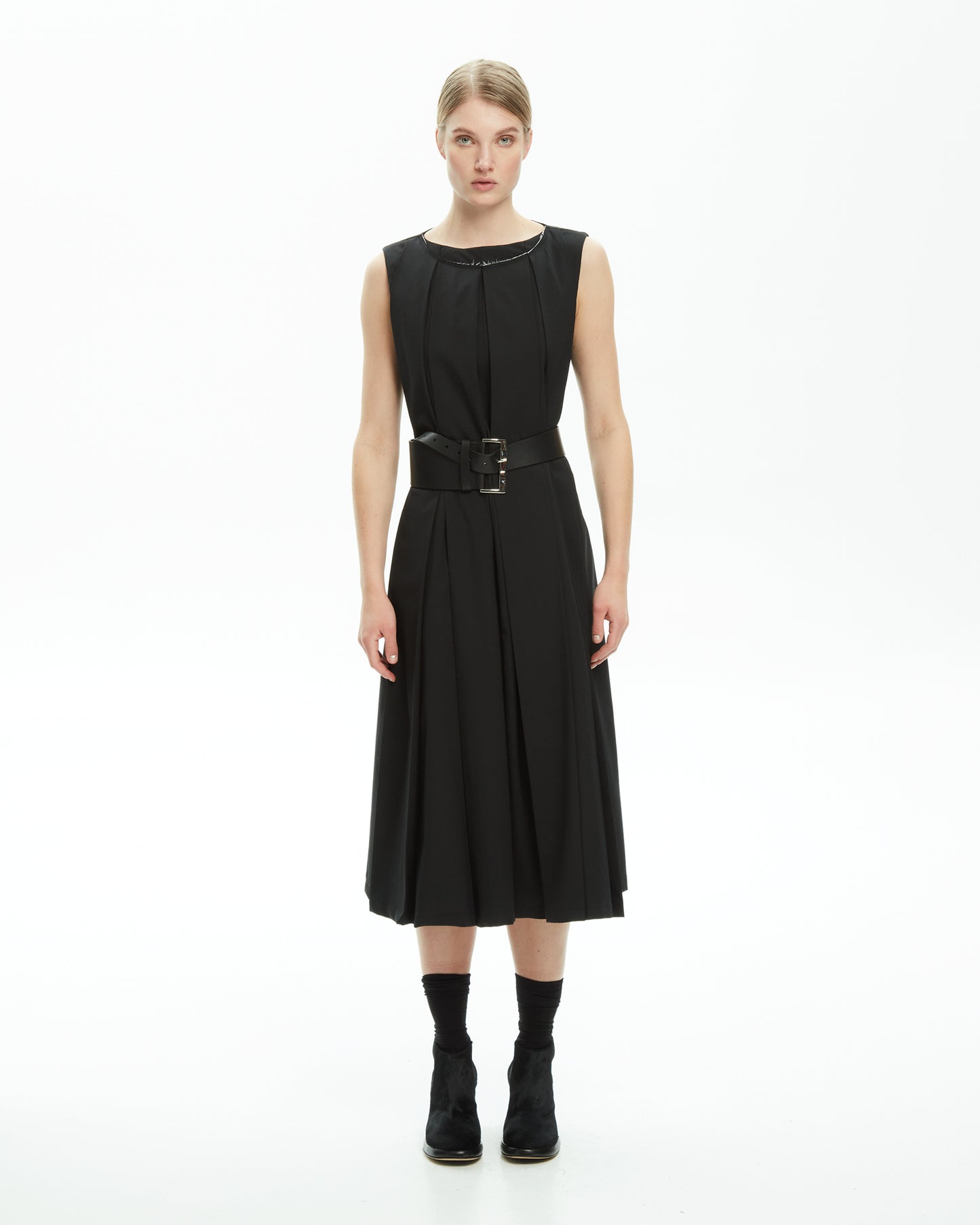 _MALLONI Abito midi NERO