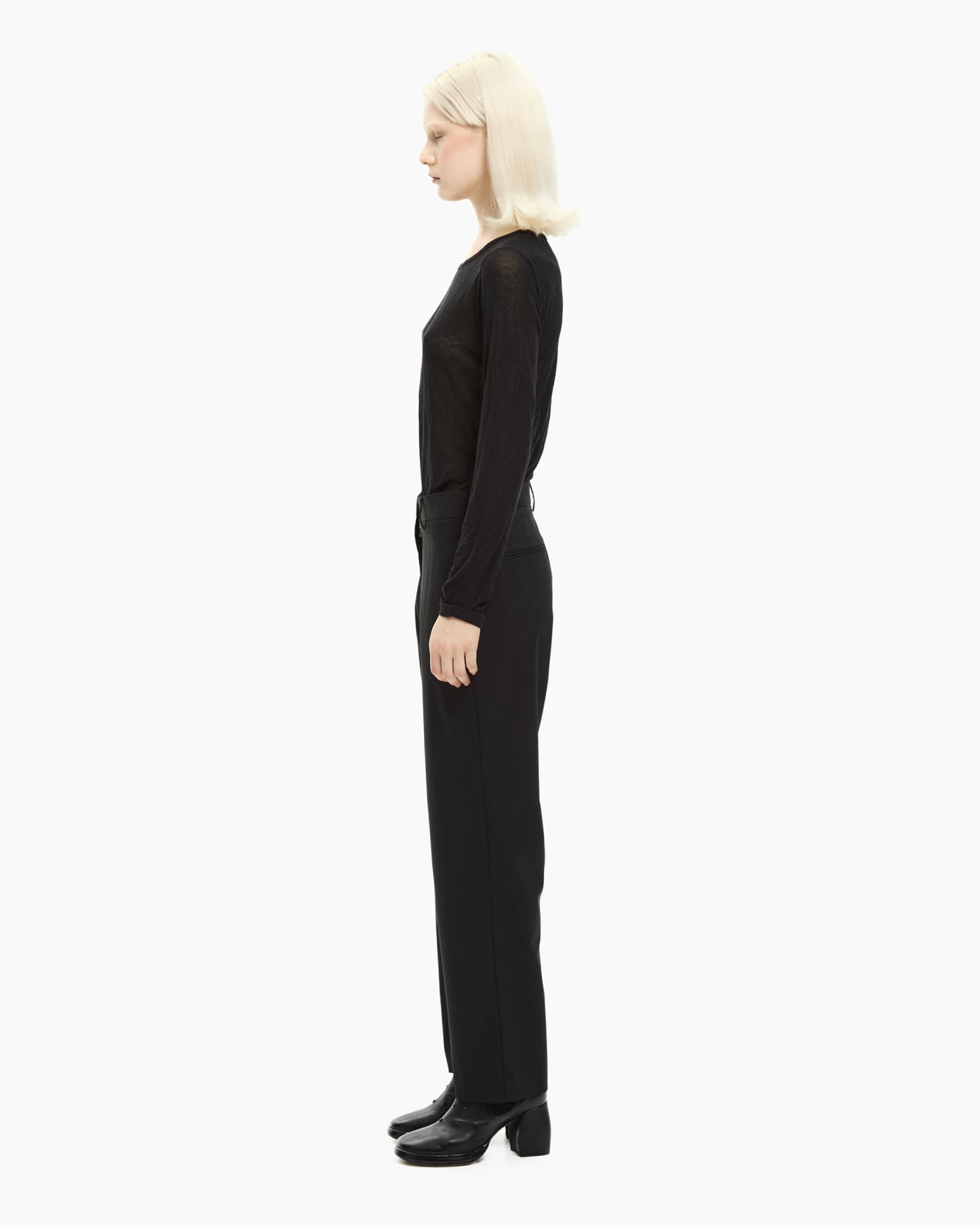 _MALLONI Pantalone sartoriale NERO