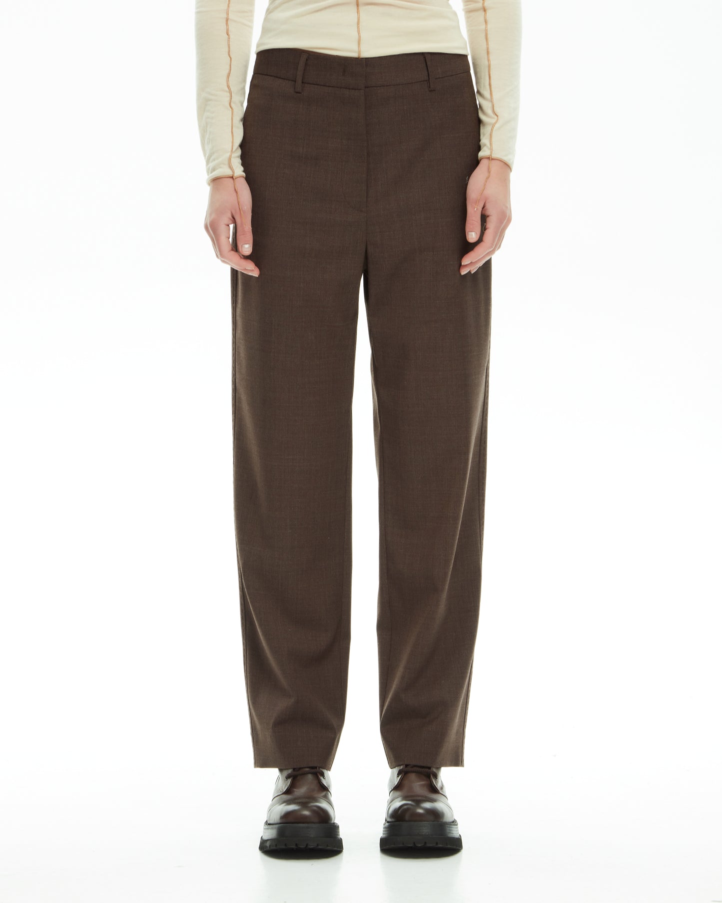 _MALLONI Pantalone MARRONE