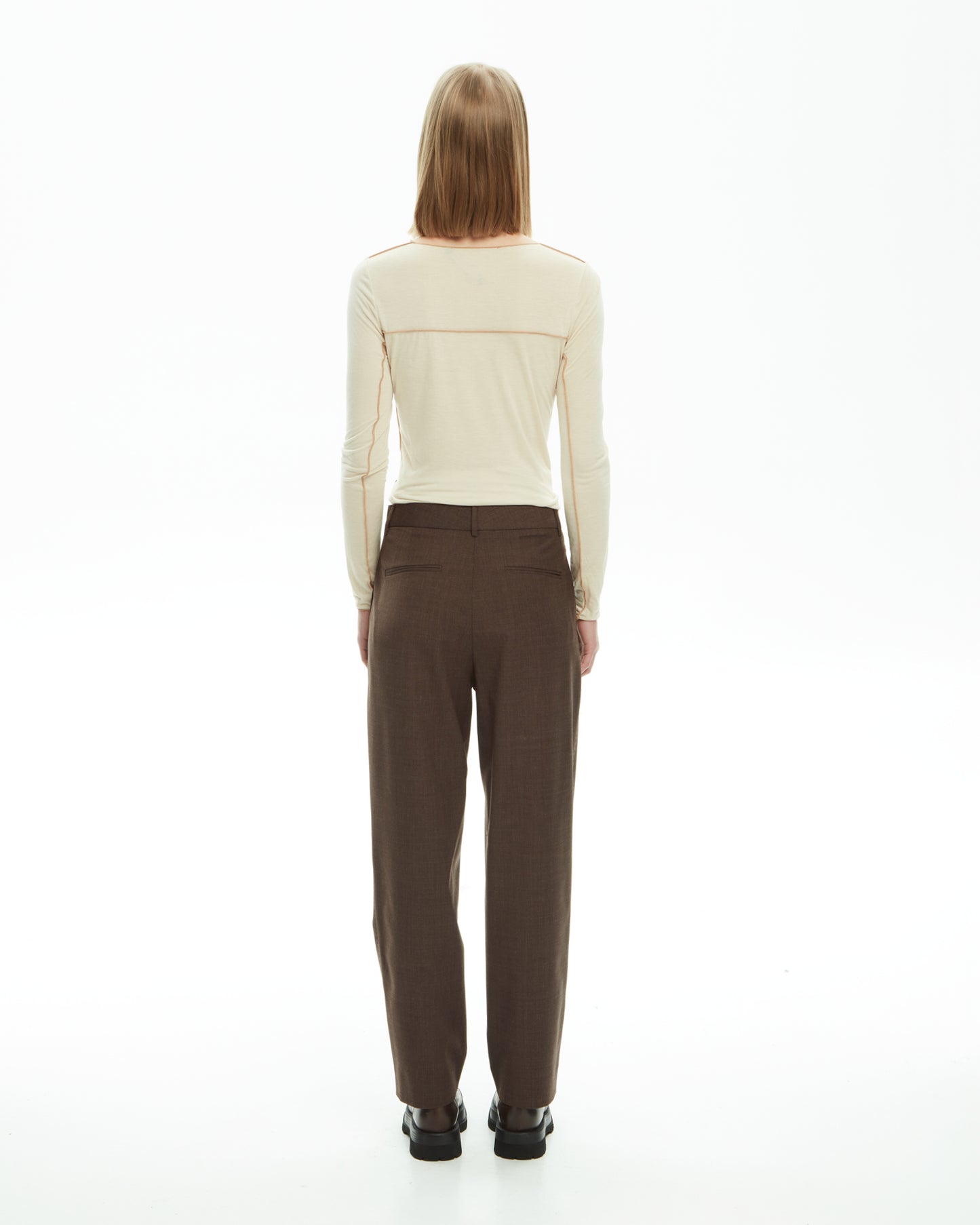 _MALLONI Pantalone MARRONE