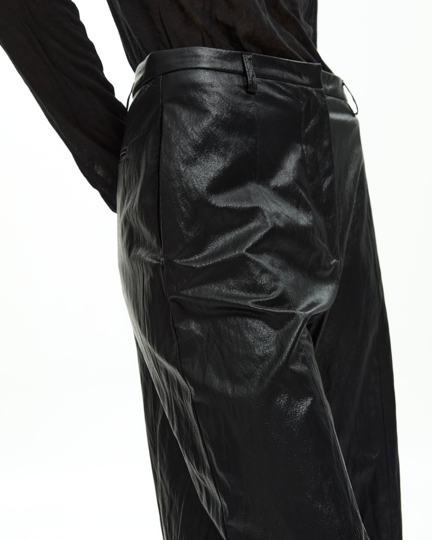 _MALLONI Pantalone wide-leg NERO