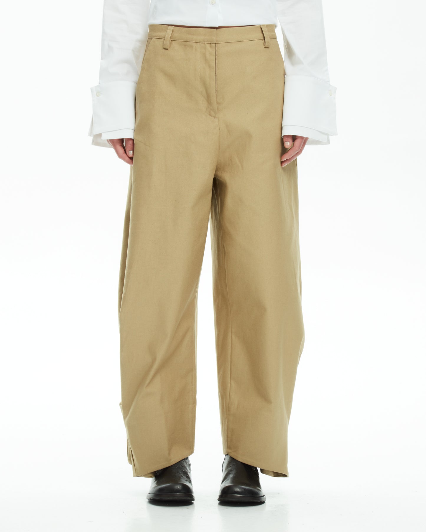_MALLONI Pantalone con dettaglio BEIGE