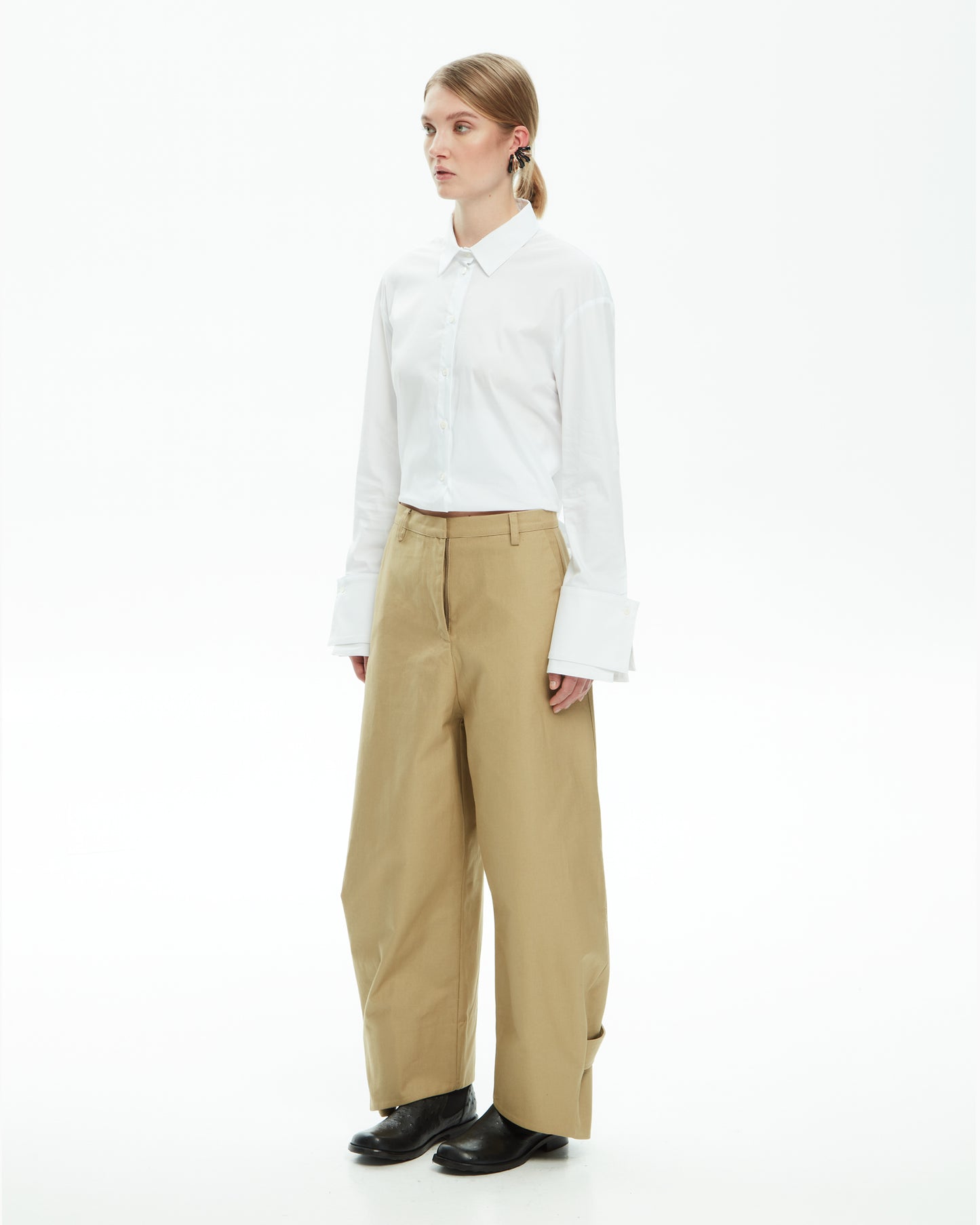 _MALLONI Pantalone con dettaglio BEIGE