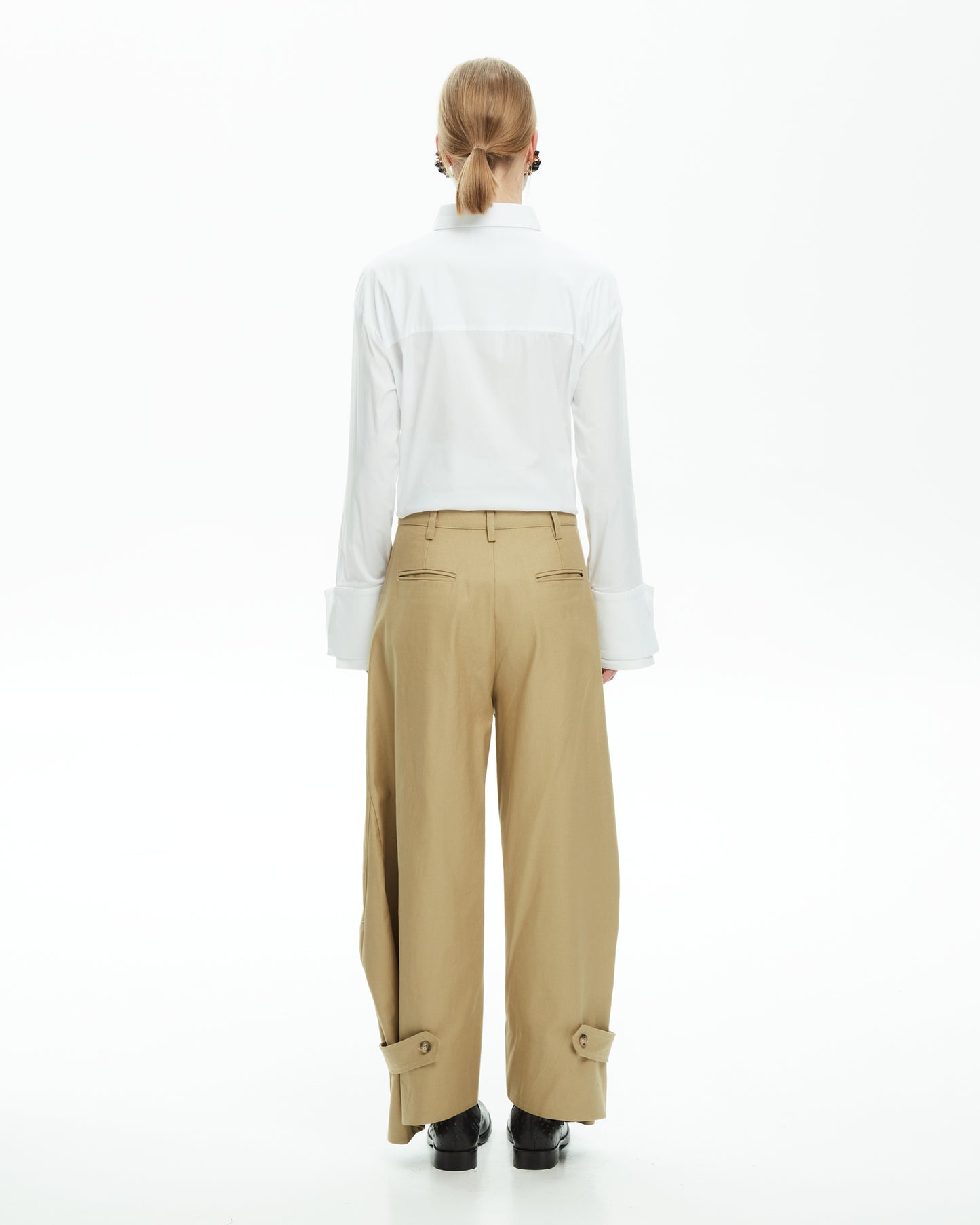 _MALLONI Pantalone con dettaglio BEIGE