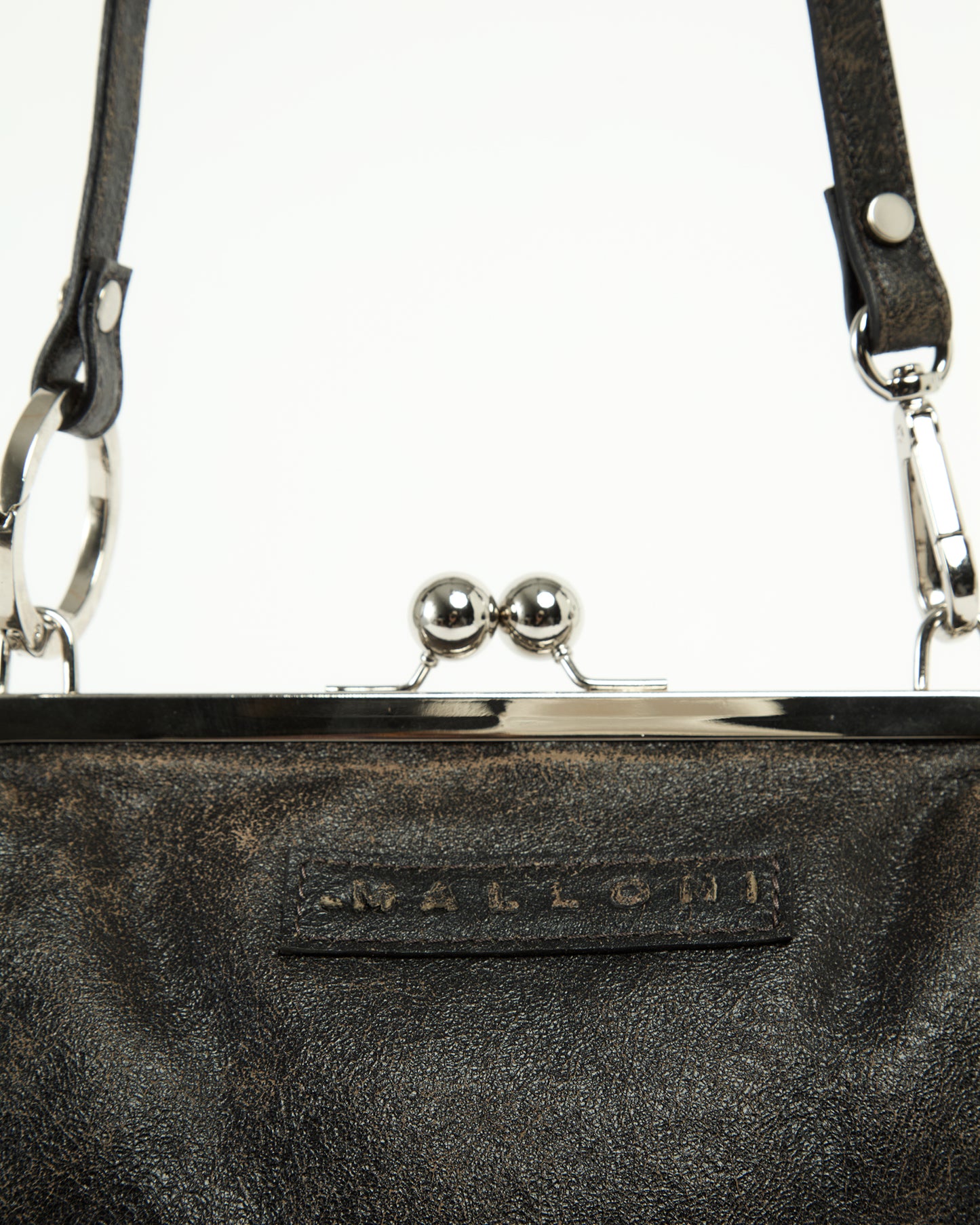 _MALLONI Borsa con tracolla MARRONE