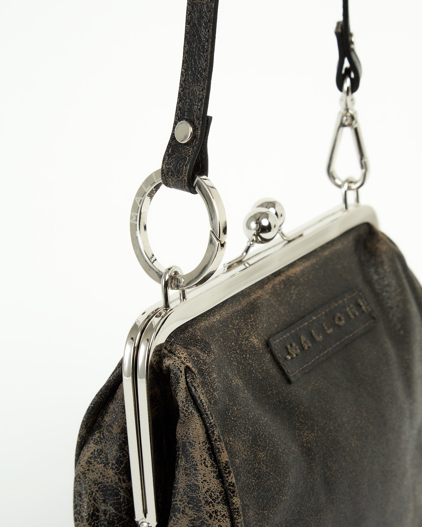 _MALLONI Borsa con tracolla MARRONE