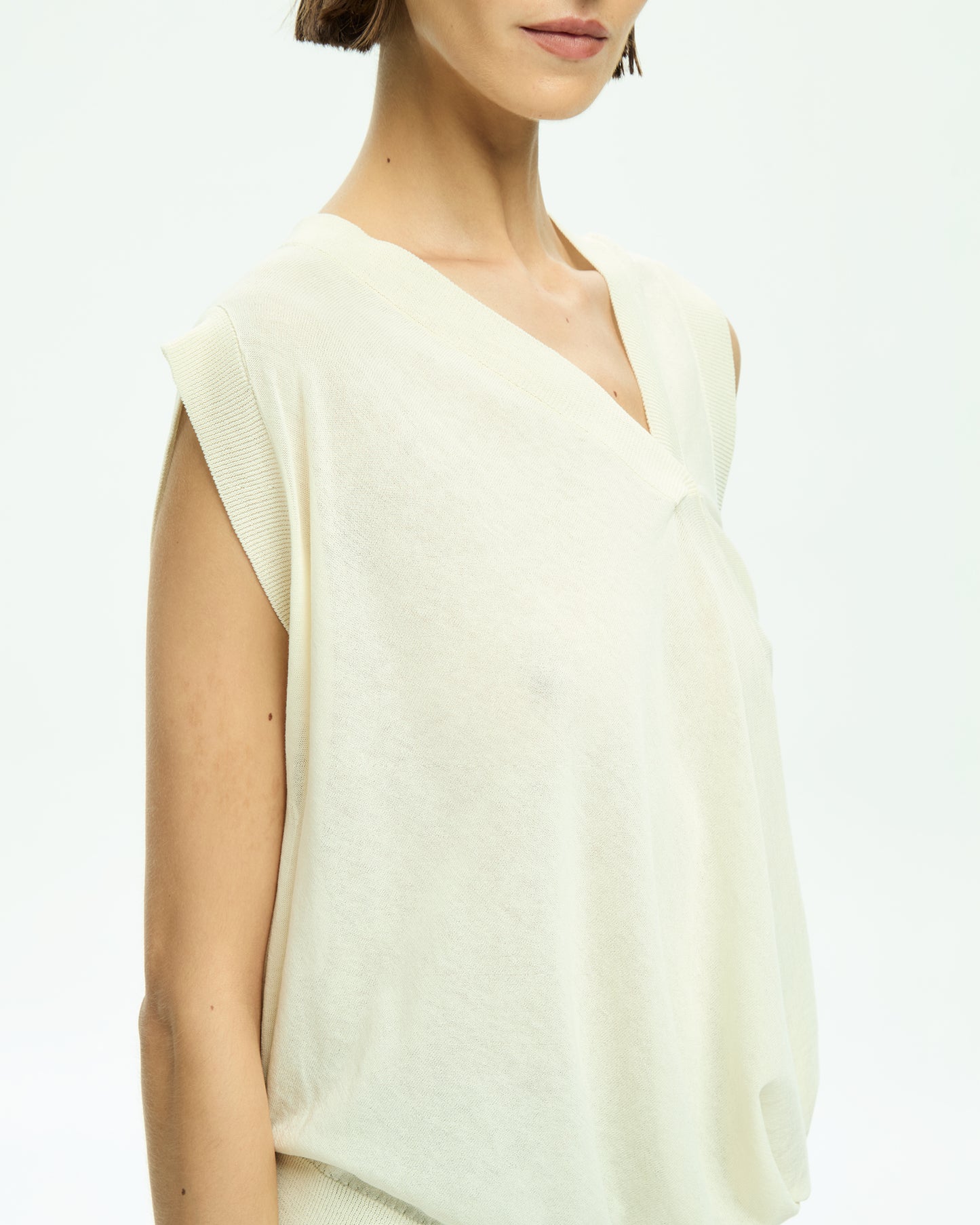 _MALLONI Top senza maniche BEIGE