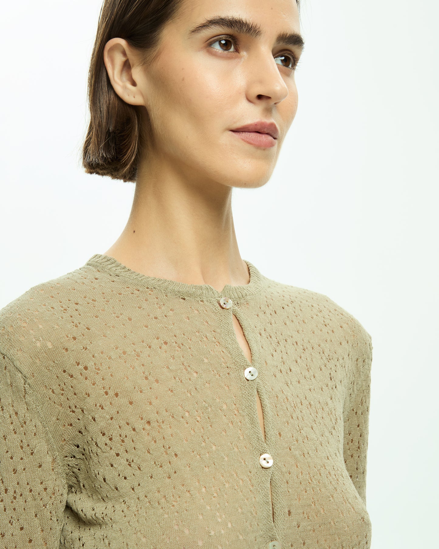 _MALLONI Cardigan corto VERDE