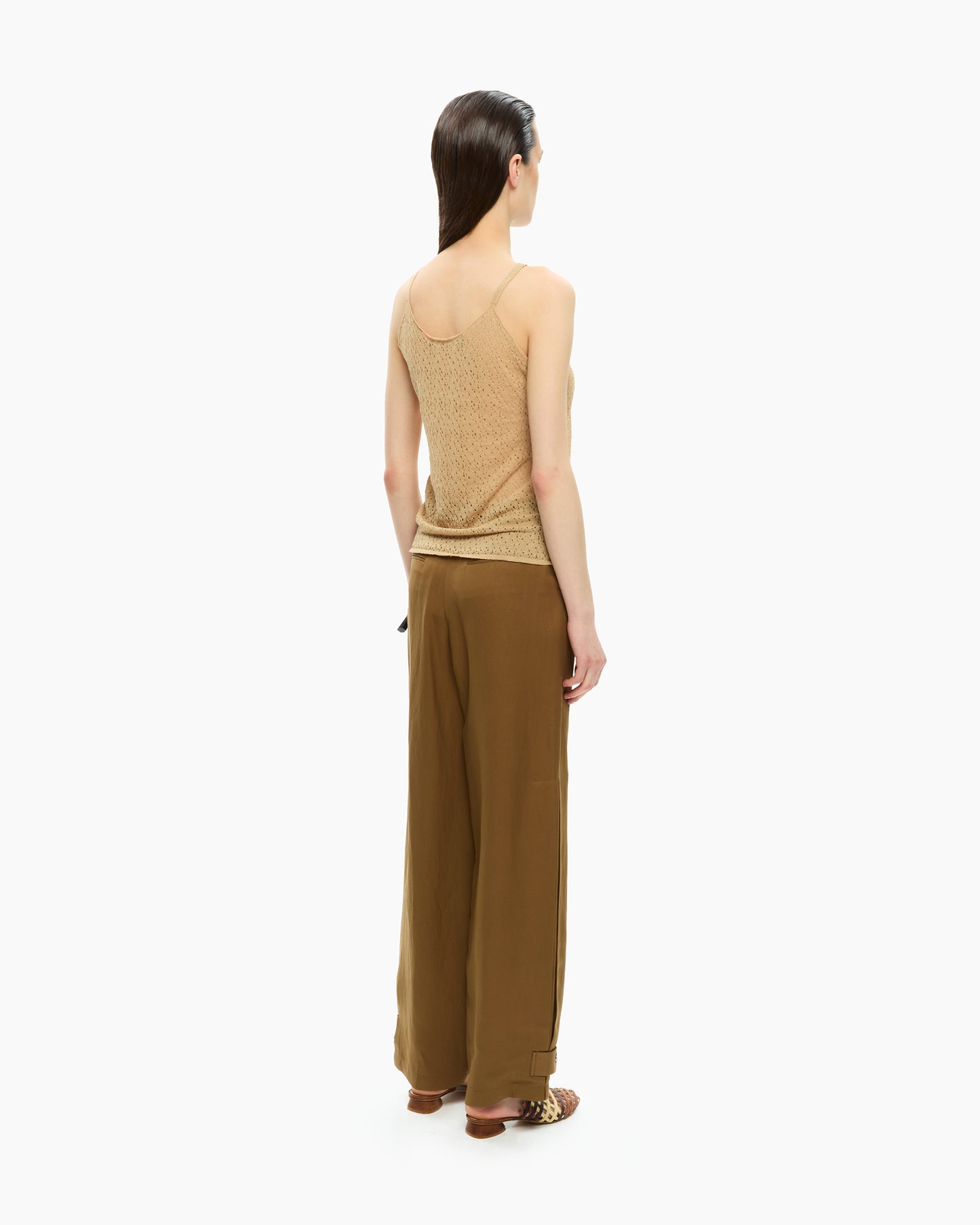 _MALLONI Top con scollo a V BEIGE