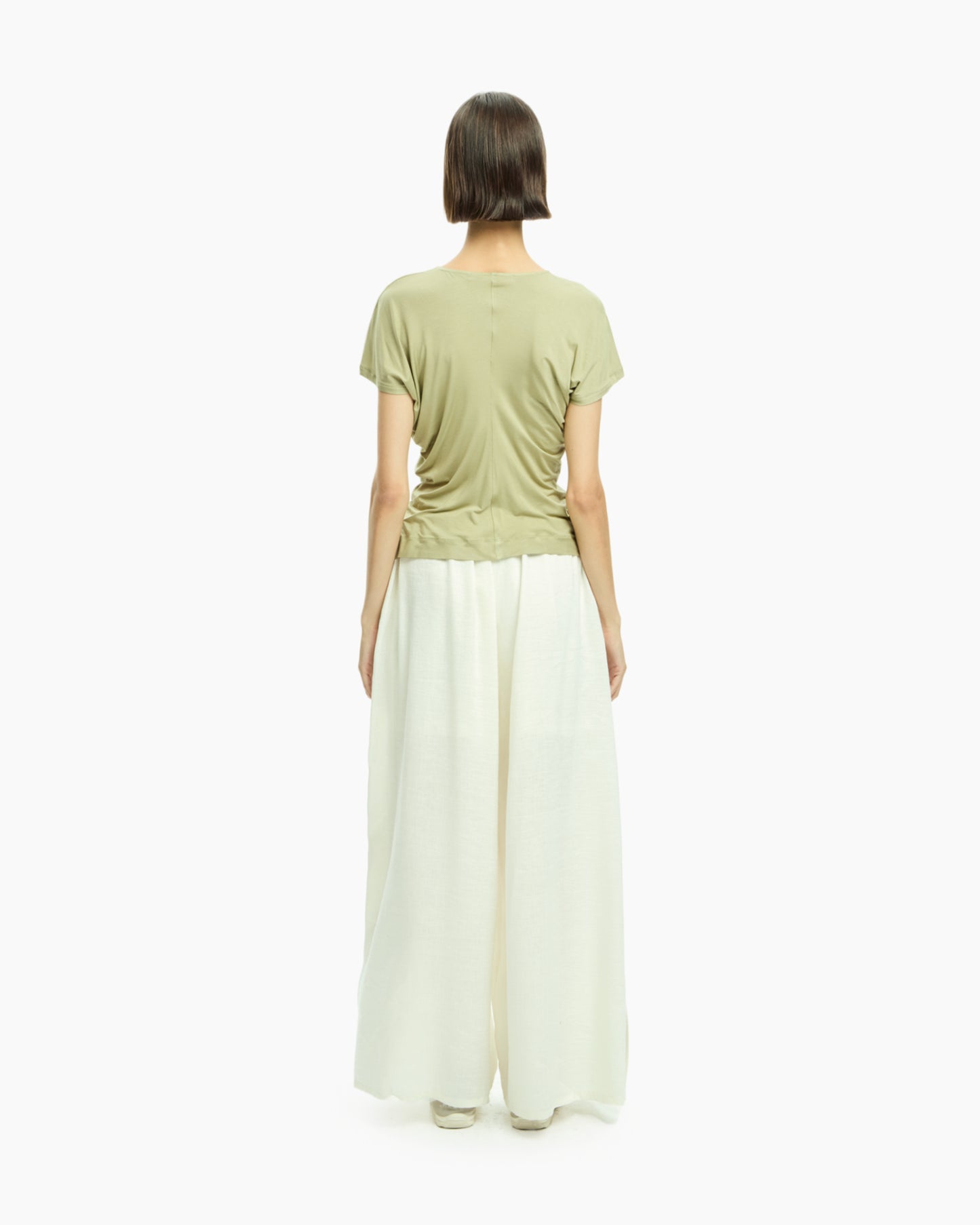 _MALLONI Top fluido VERDE