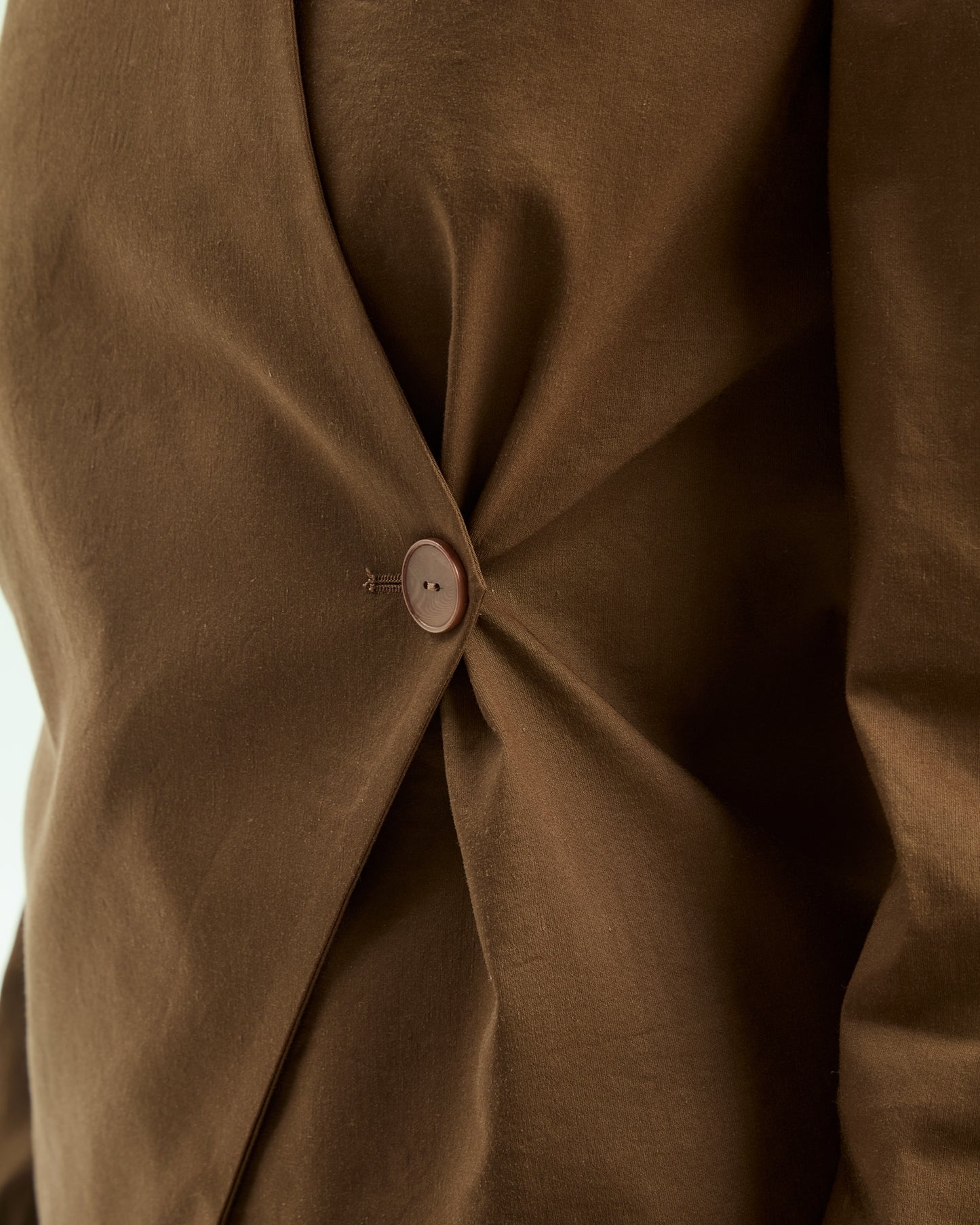 _MALLONI Giacca incrociata MARRONE