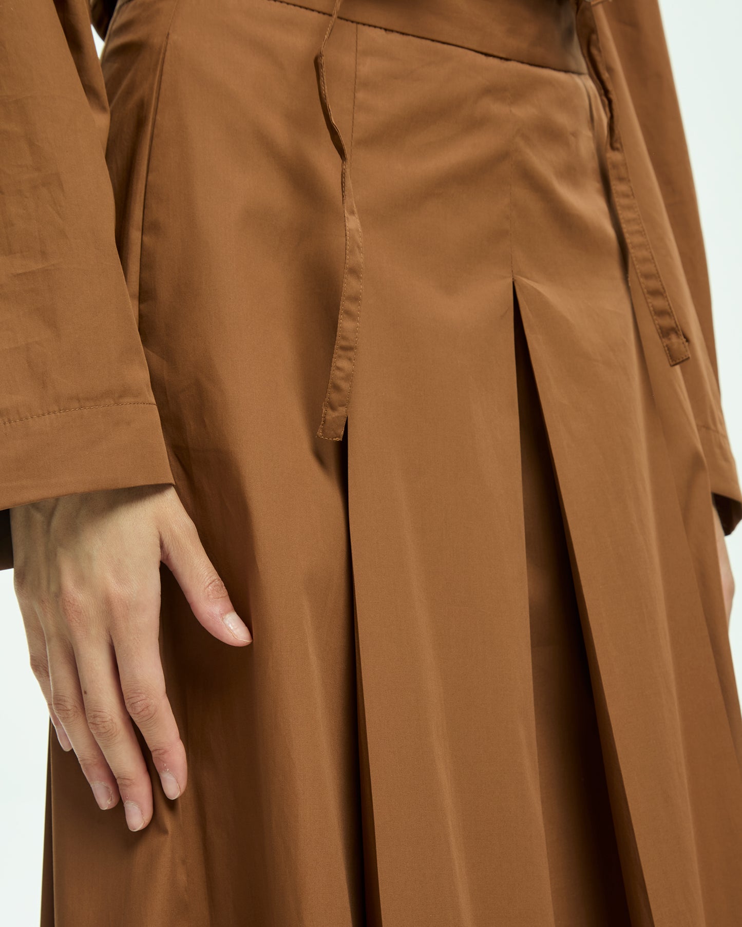 _MALLONI Pantalone lungo in popeline BEIGE