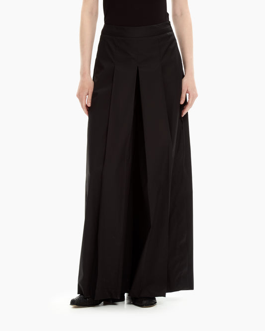 _MALLONI Pantalone lungo in popeline NERO