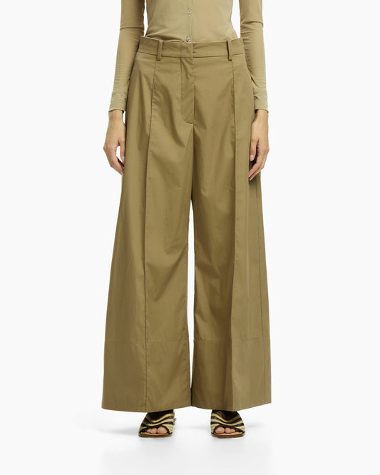 _MALLONI Pantalone con pince TORTORA
