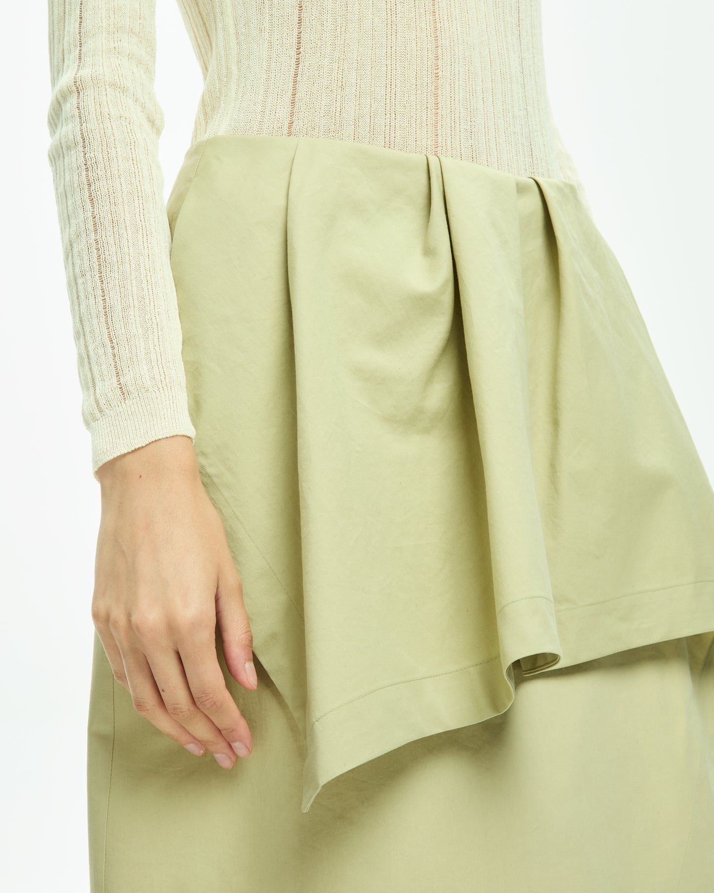_MALLONI Gonna midi VERDE