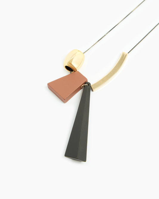 _MALLONI Collana MARRONE