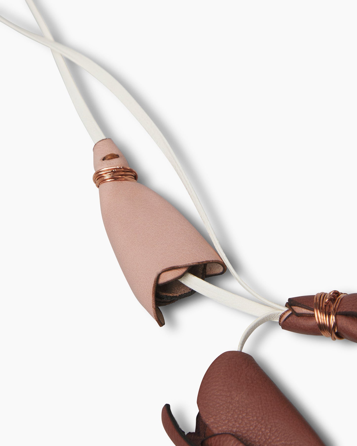 _MALLONI Collana in pelle CIPRIA