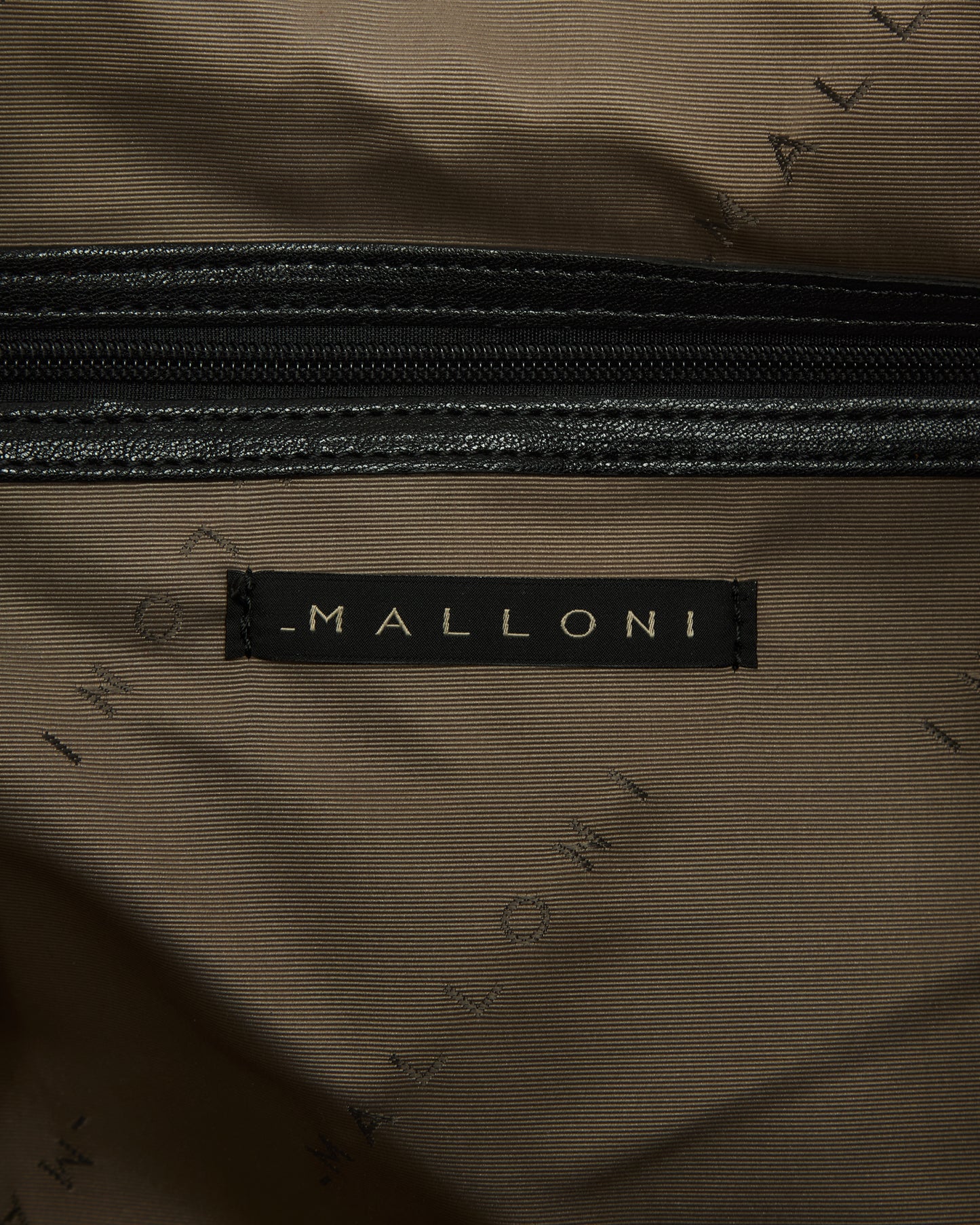 _MALLONI Borsa in pelle morbida NERO
