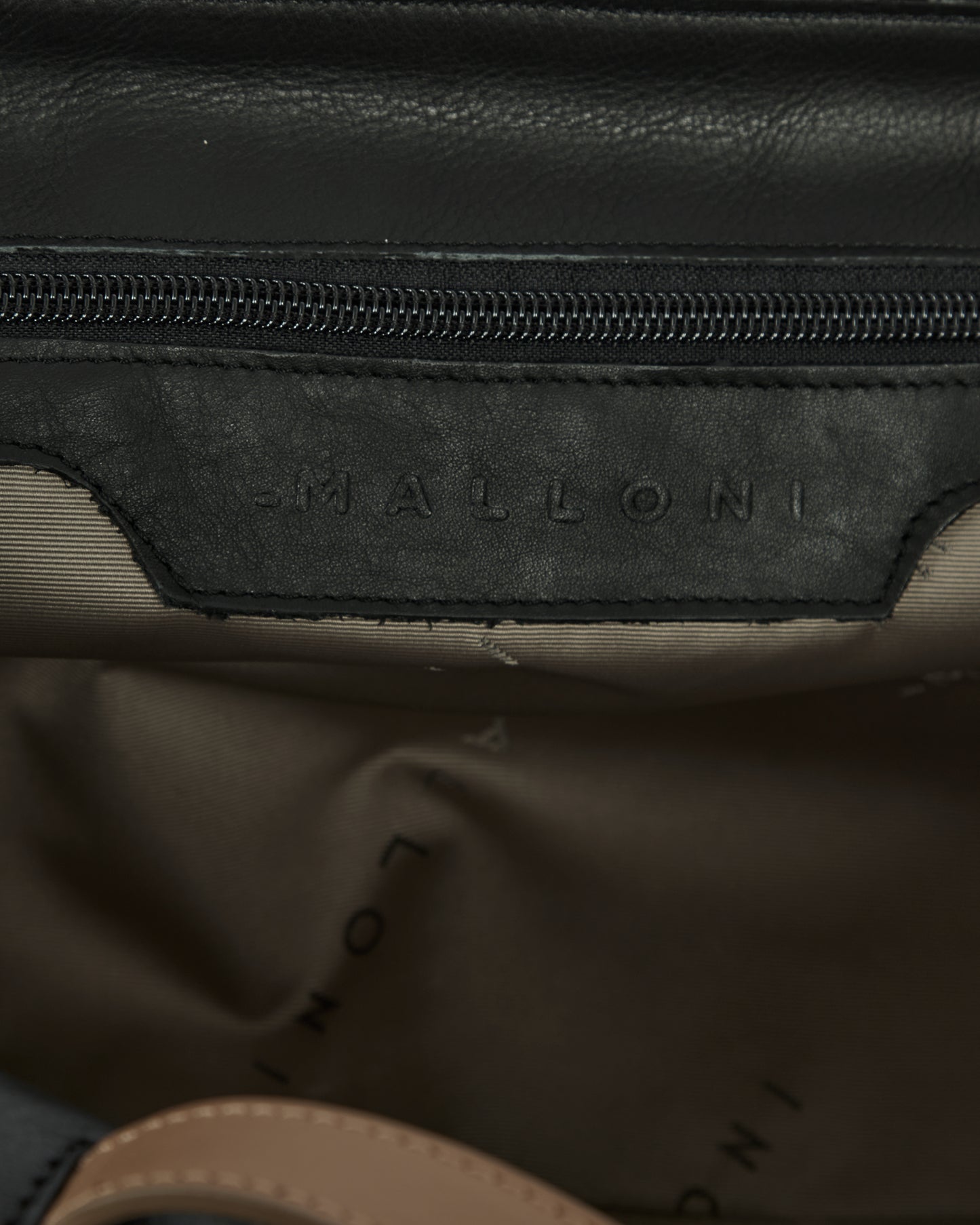 _MALLONI Borsa a spalla NERO