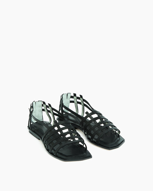 _MALLONI Sandalo flat NERO