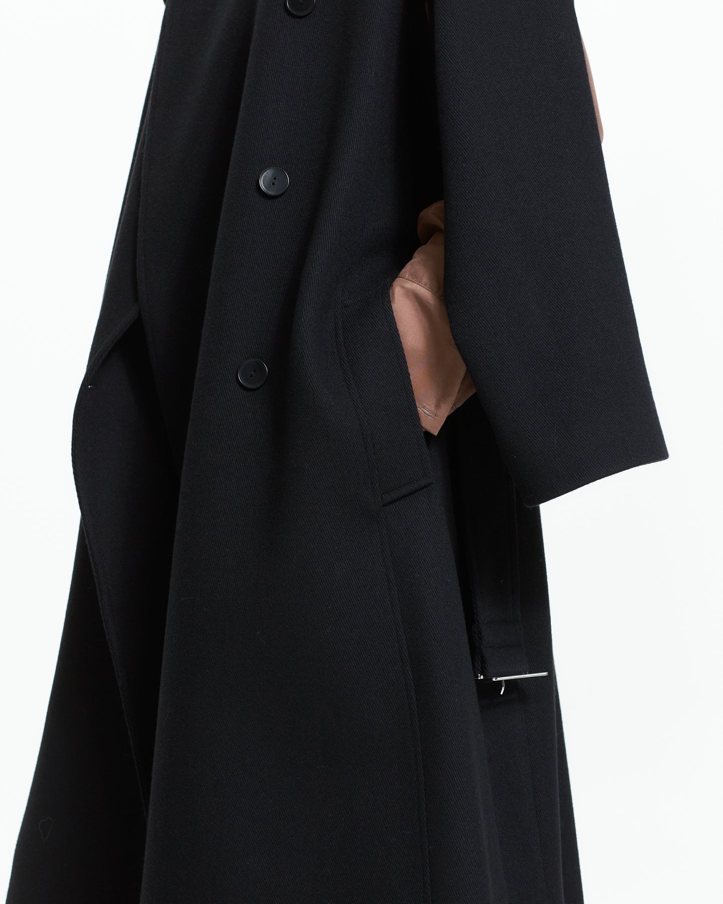 _MALLONI Cappotto strutturato NERO