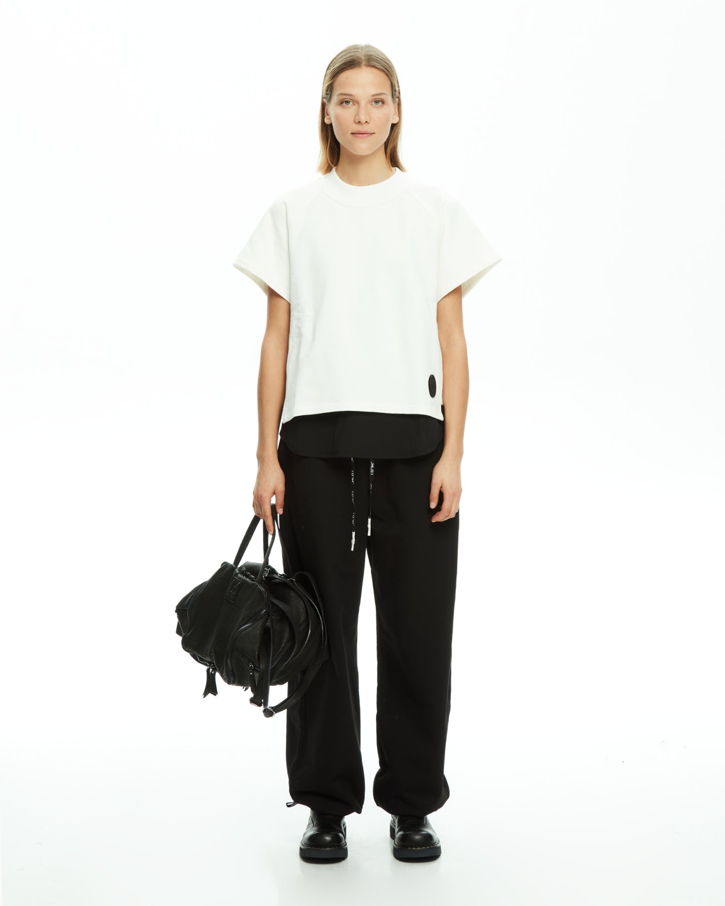 MLO T-shirt con logo MLO GRIGIO